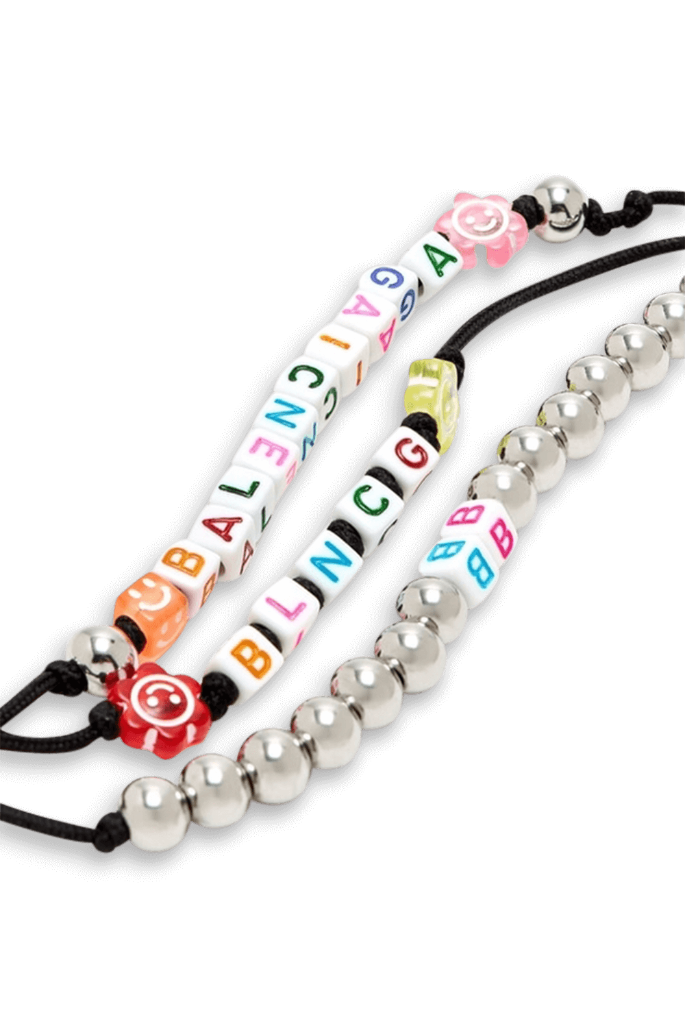 תמונה אחורית של צמיד אותיות