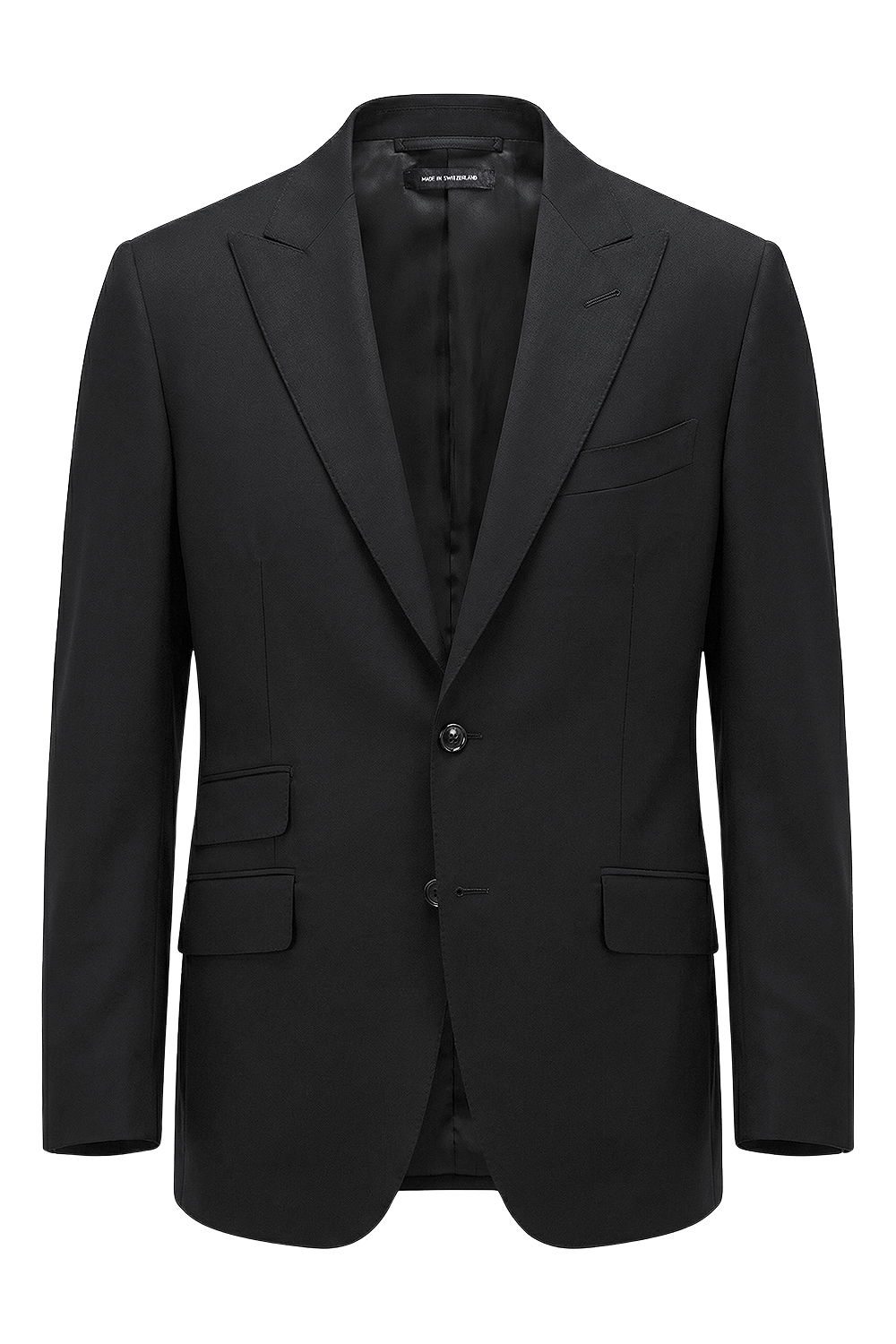 תמונה קידמית של חליפה מחויטת