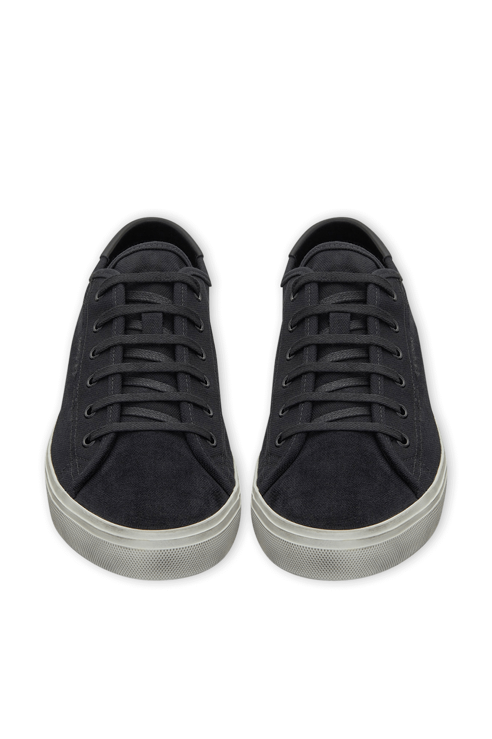 black canvas sneaker