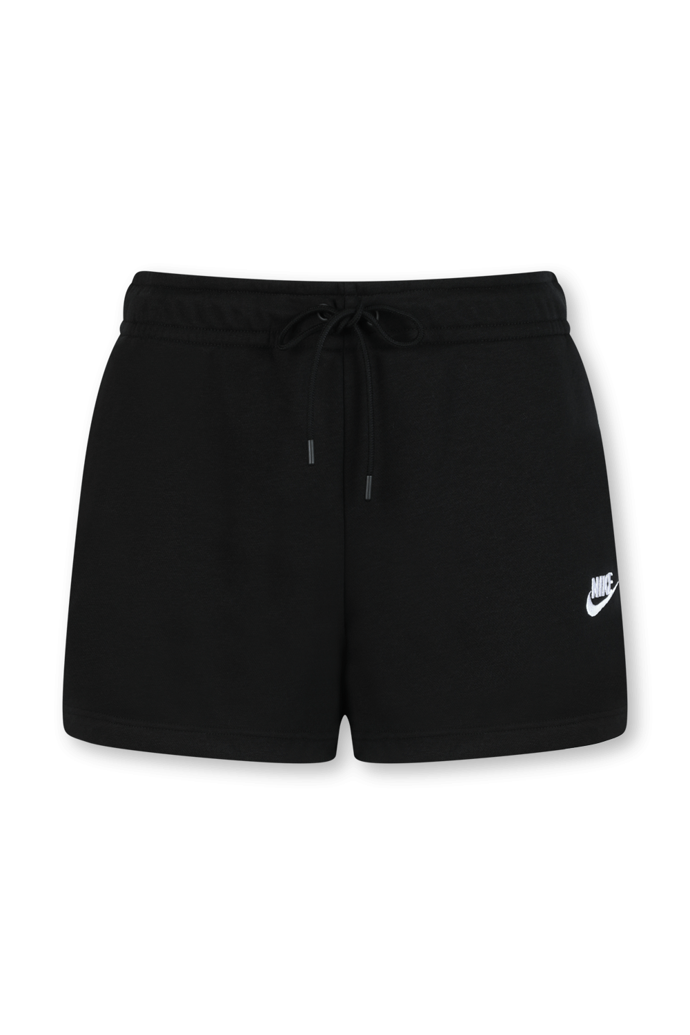 תמונה קידמית של מכנסי ריצה קצרים שחורים