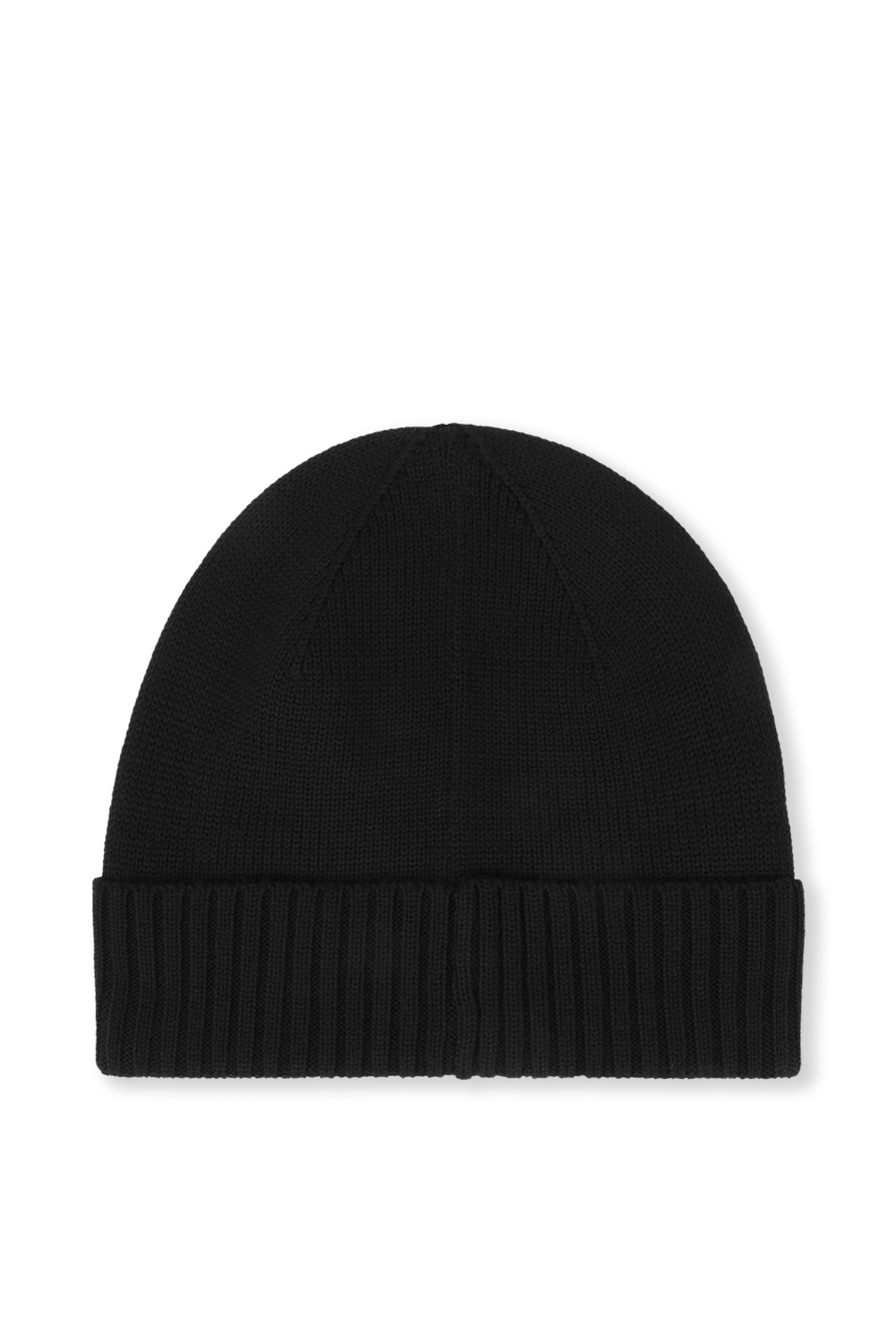 Merino Wool Logo Hat in Black POLO RALPH LAUREN