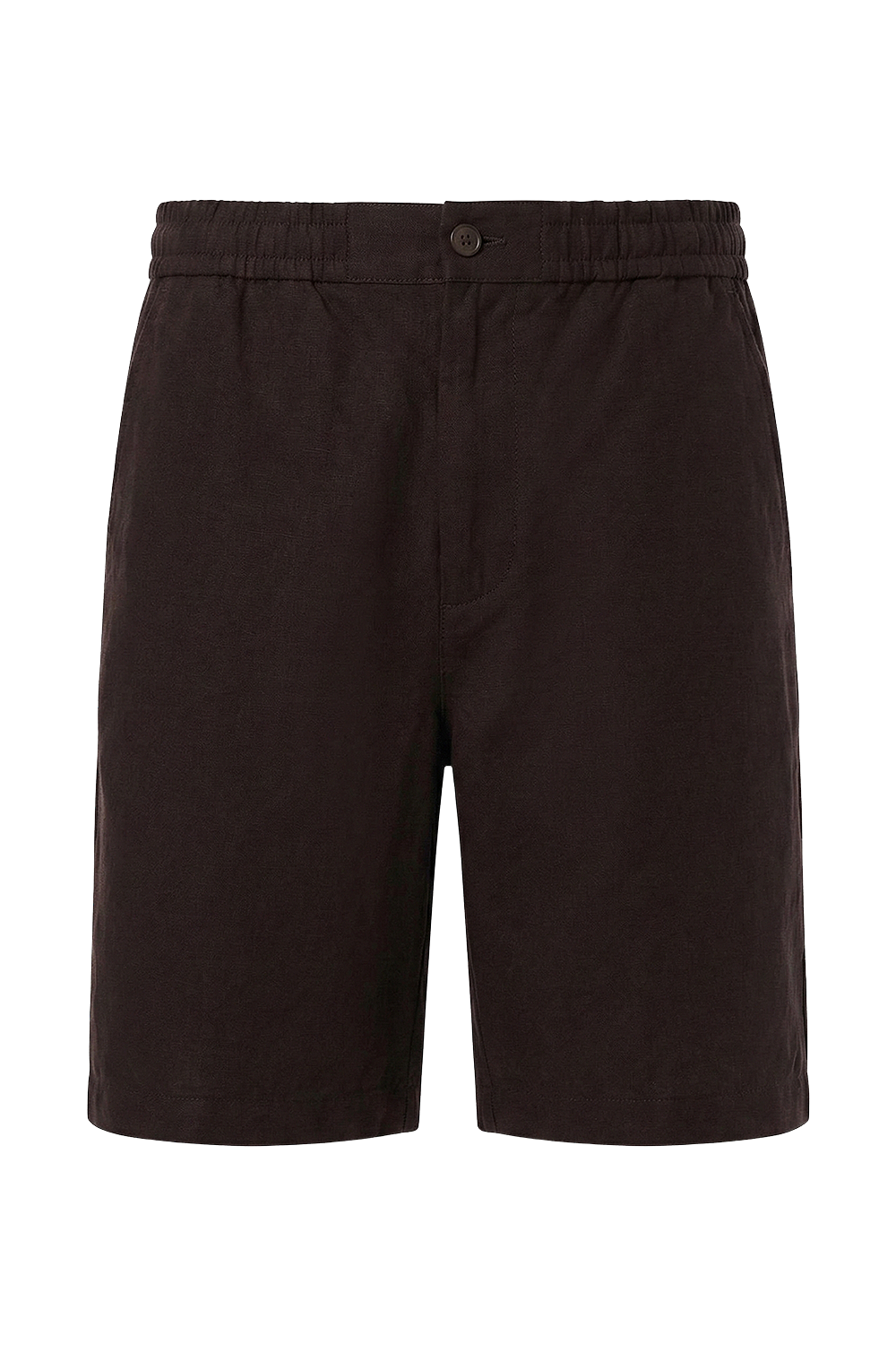 תמונה קידמית של מכנסיים מחויטים קצרים