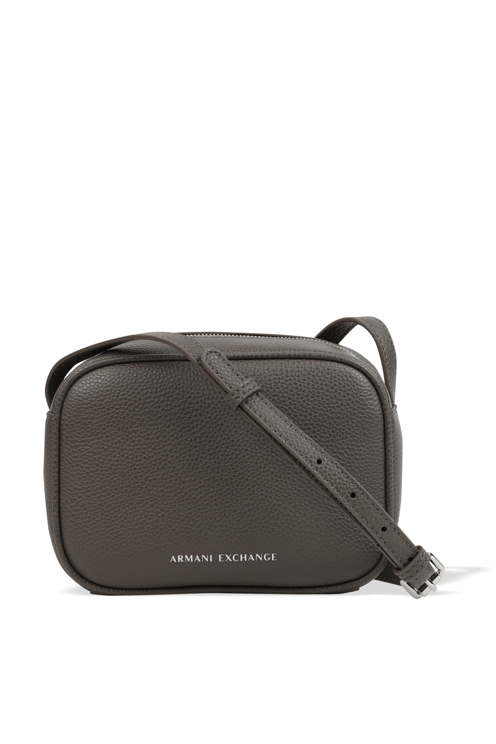 Textured Crossbody Bag in Brown ARMANI EXCHANGE