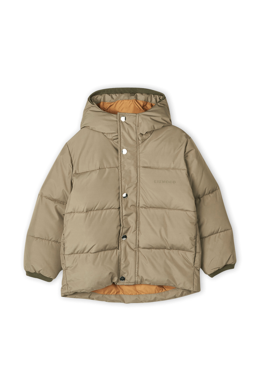 תמונה קידמית של גילאי 6-10 מעיל פלה פאפר בגוון חום