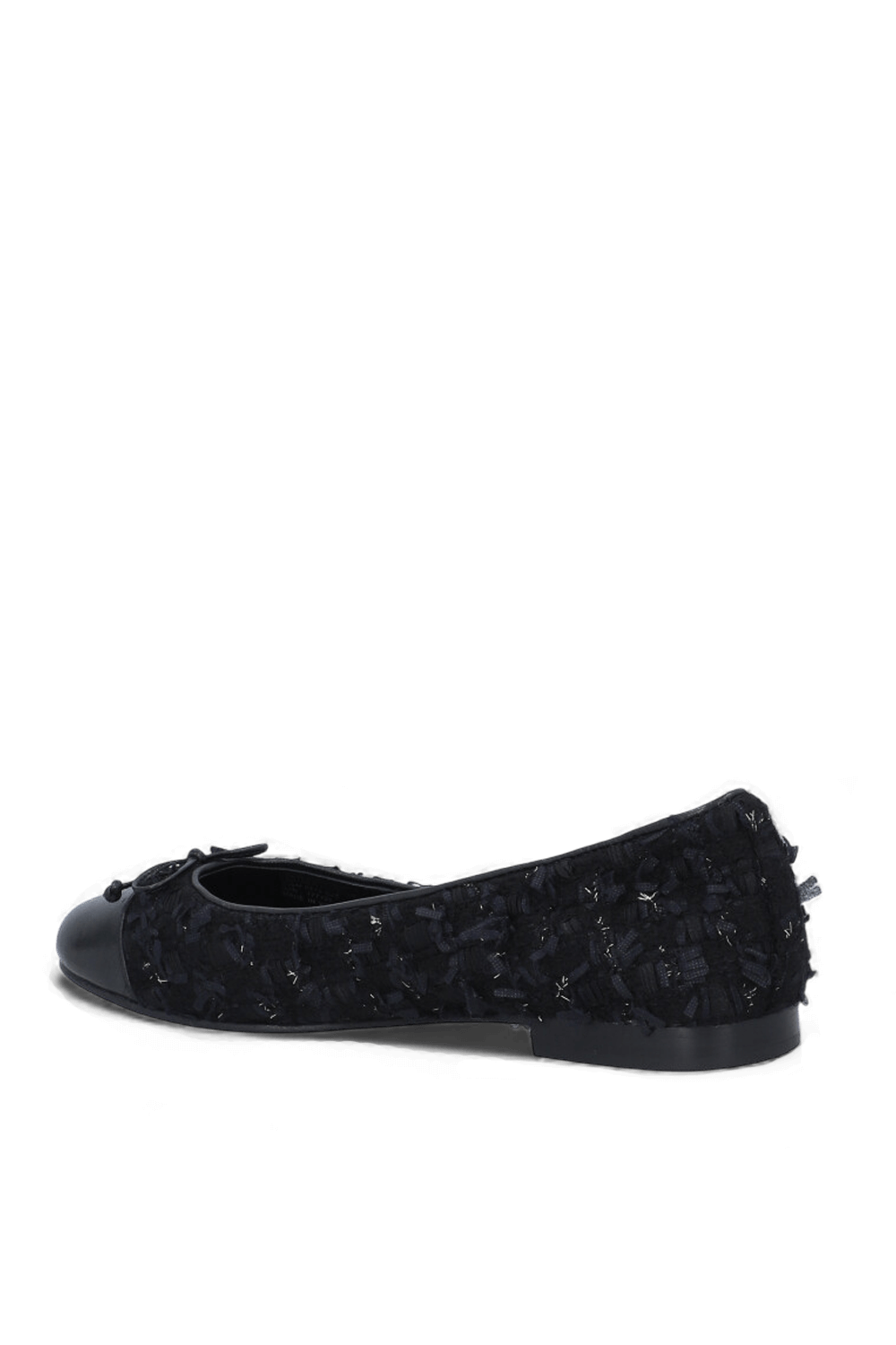 תמונה אחורית של נעלי בלרינה טוויד