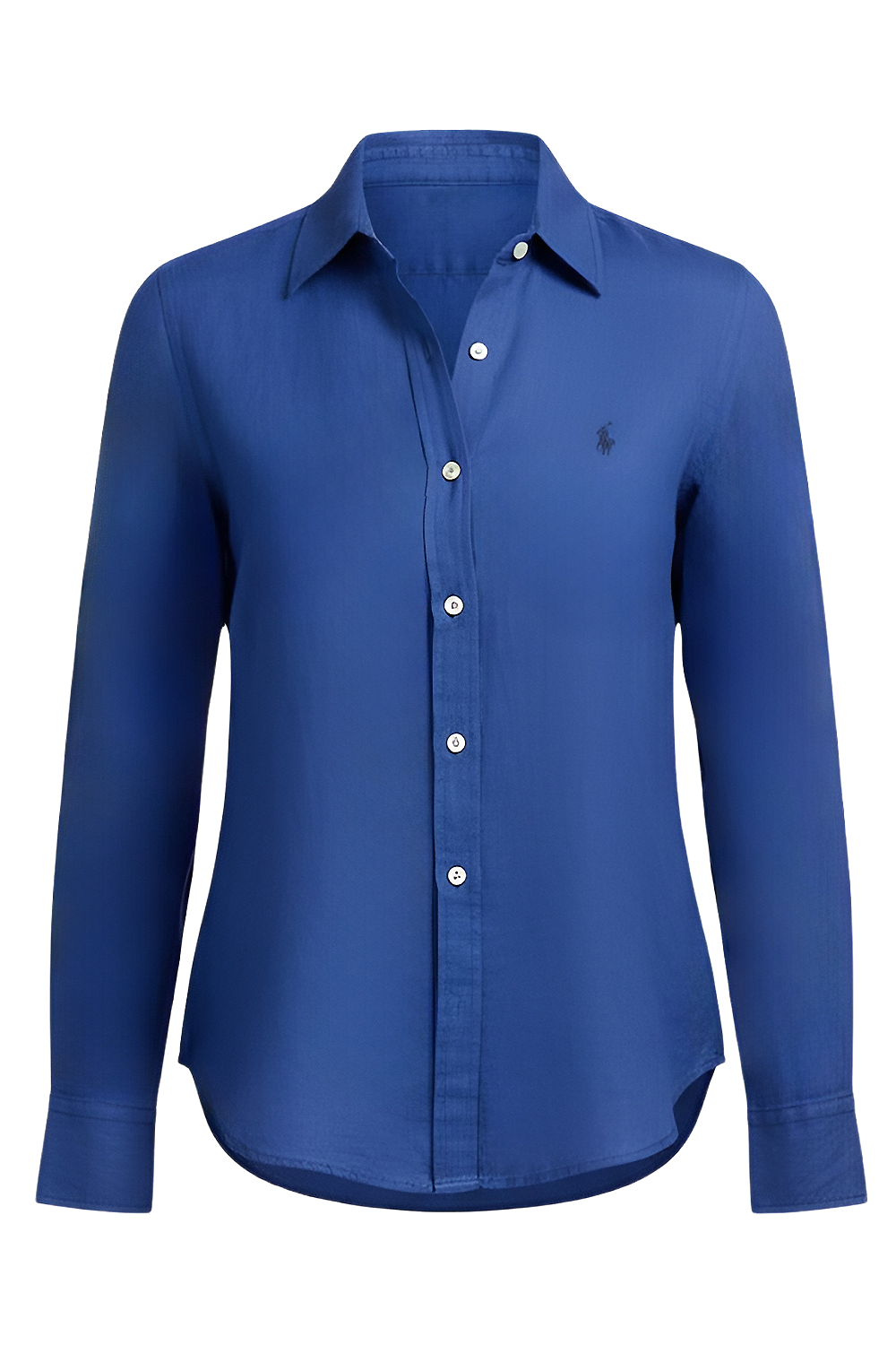 תמונה קידמית של חולצת כפתורים מפשתן