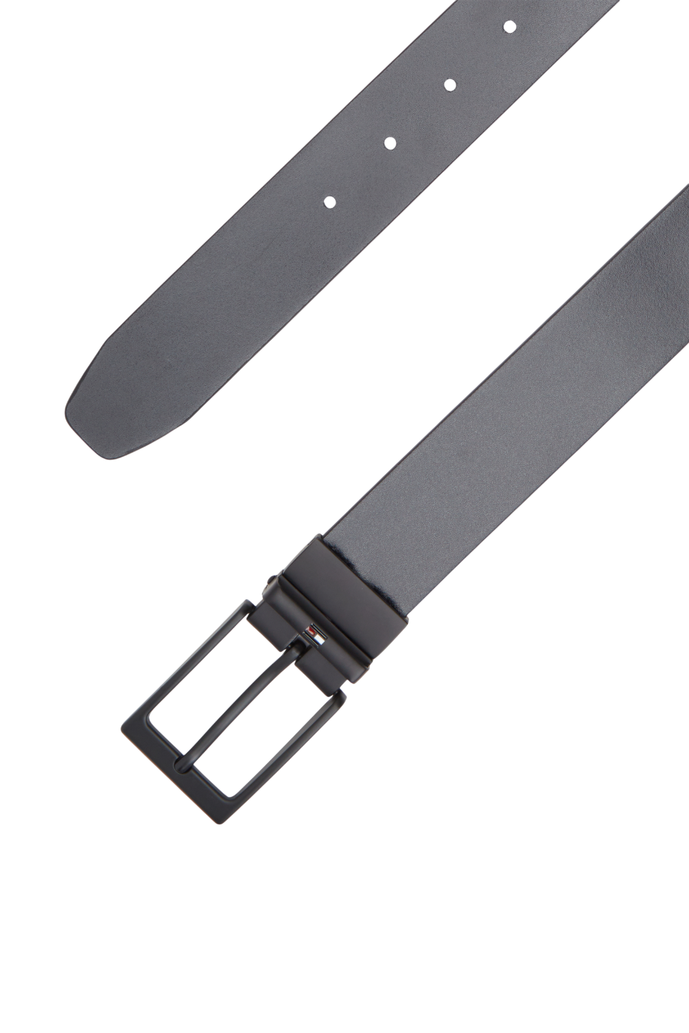 תמונת תקריב של חגורה דו-צדדית