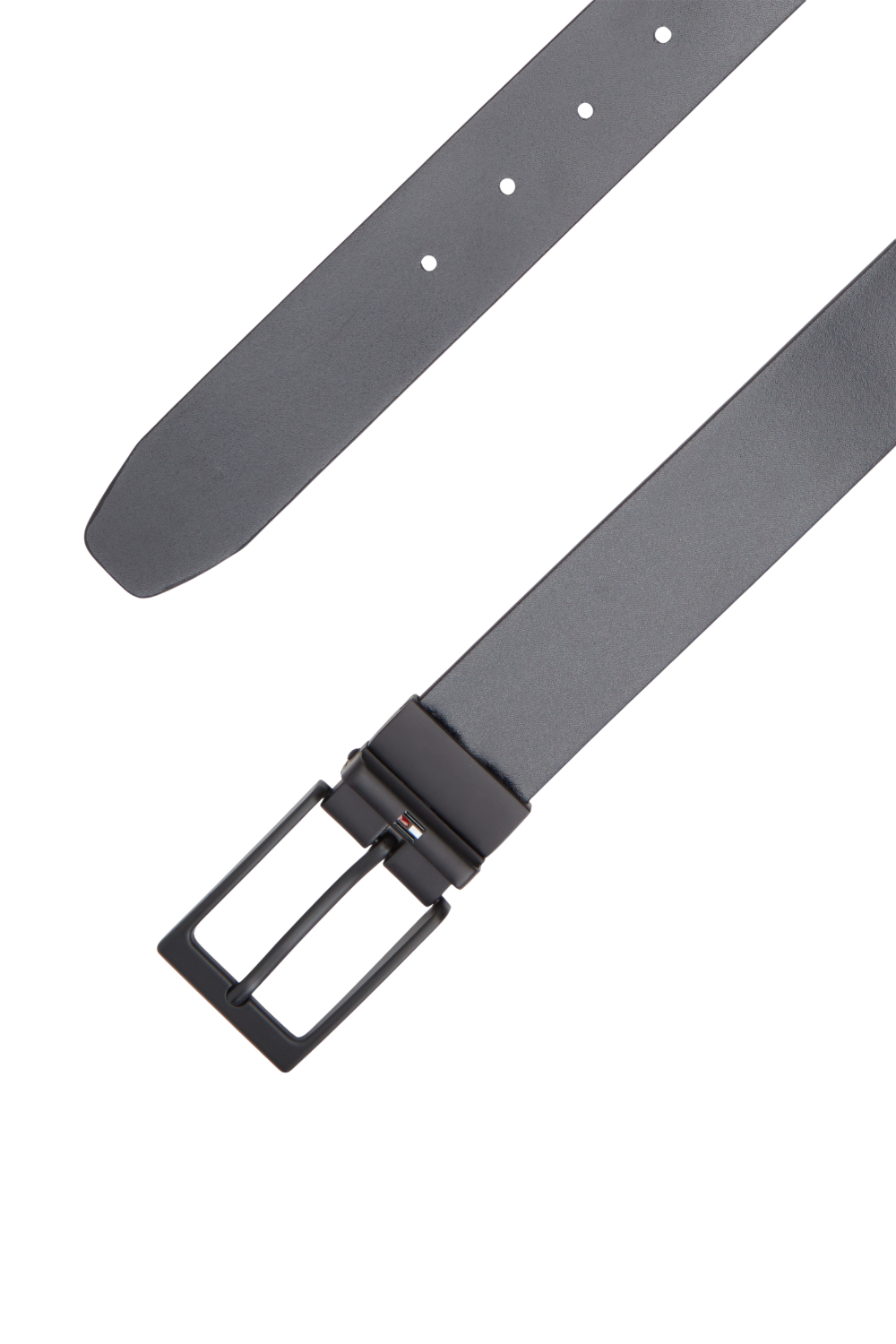 תמונת תקריב של חגורה דו-צדדית