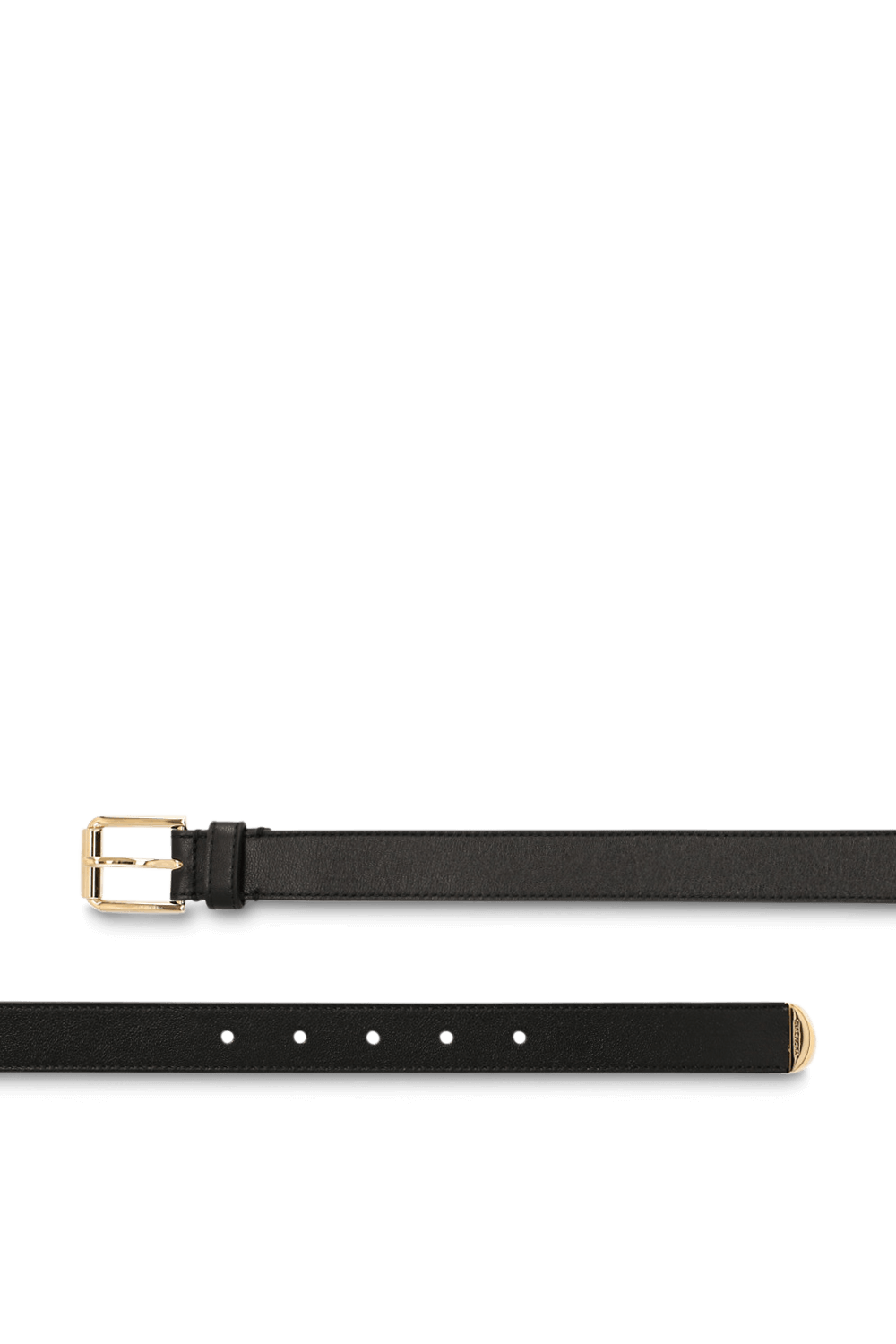 תמונה אחורית של חגורת עור