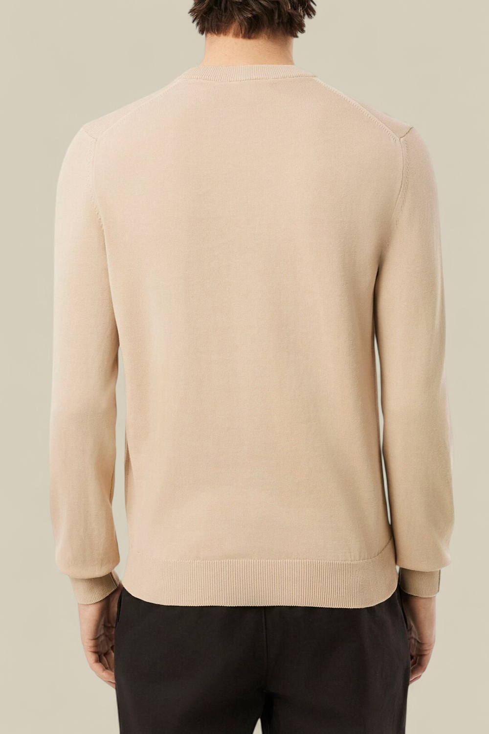 תמונת דוגמן אחורית של סריג כותנה