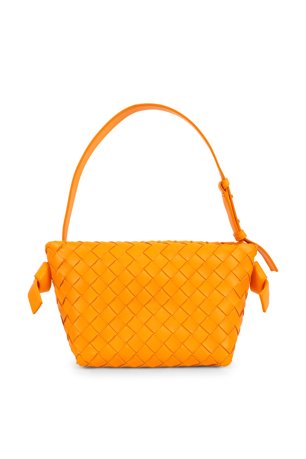 תמונה קידמית של תיק צד שתי וערב כתום