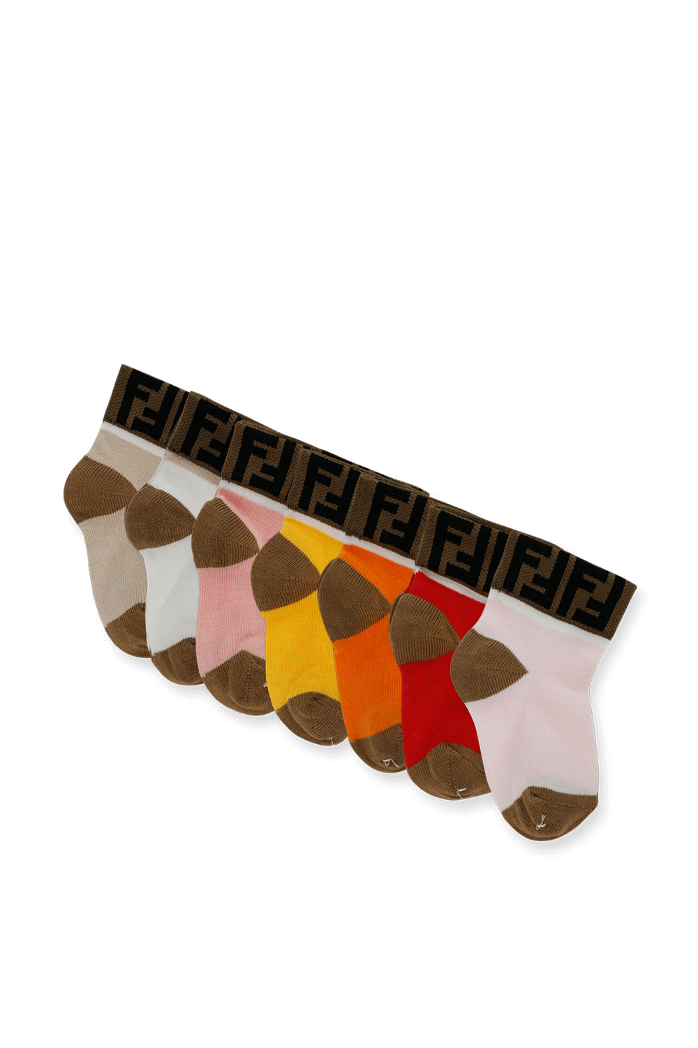 תמונה קידמית של מארז 7 זוגות גרבי תינוקות עם גומי לוגו