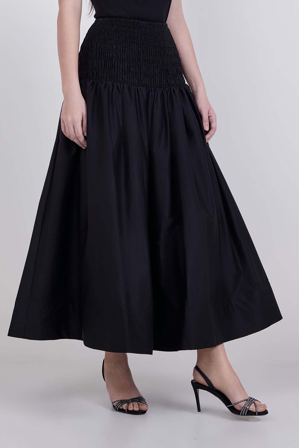 תמונת דוגמן קידמית של חצאית מקסי