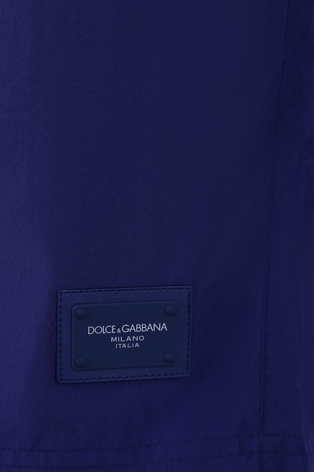 מכנסי בגד ים קצרים כחולים עם פאץ' ממותג DOLCE & GABBANA
