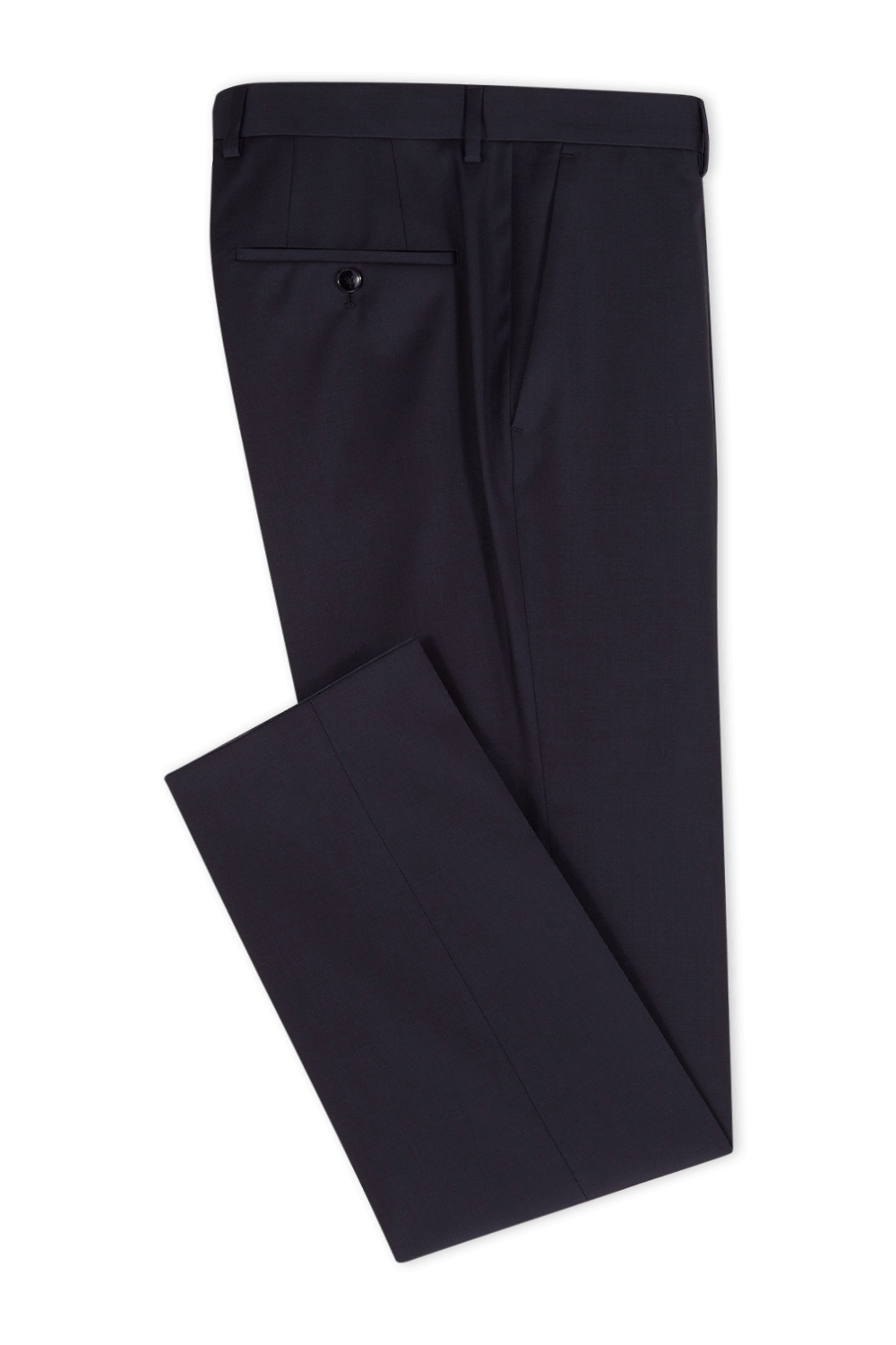 Dark Blue Trousers in Pure Virgin Wool BOSS