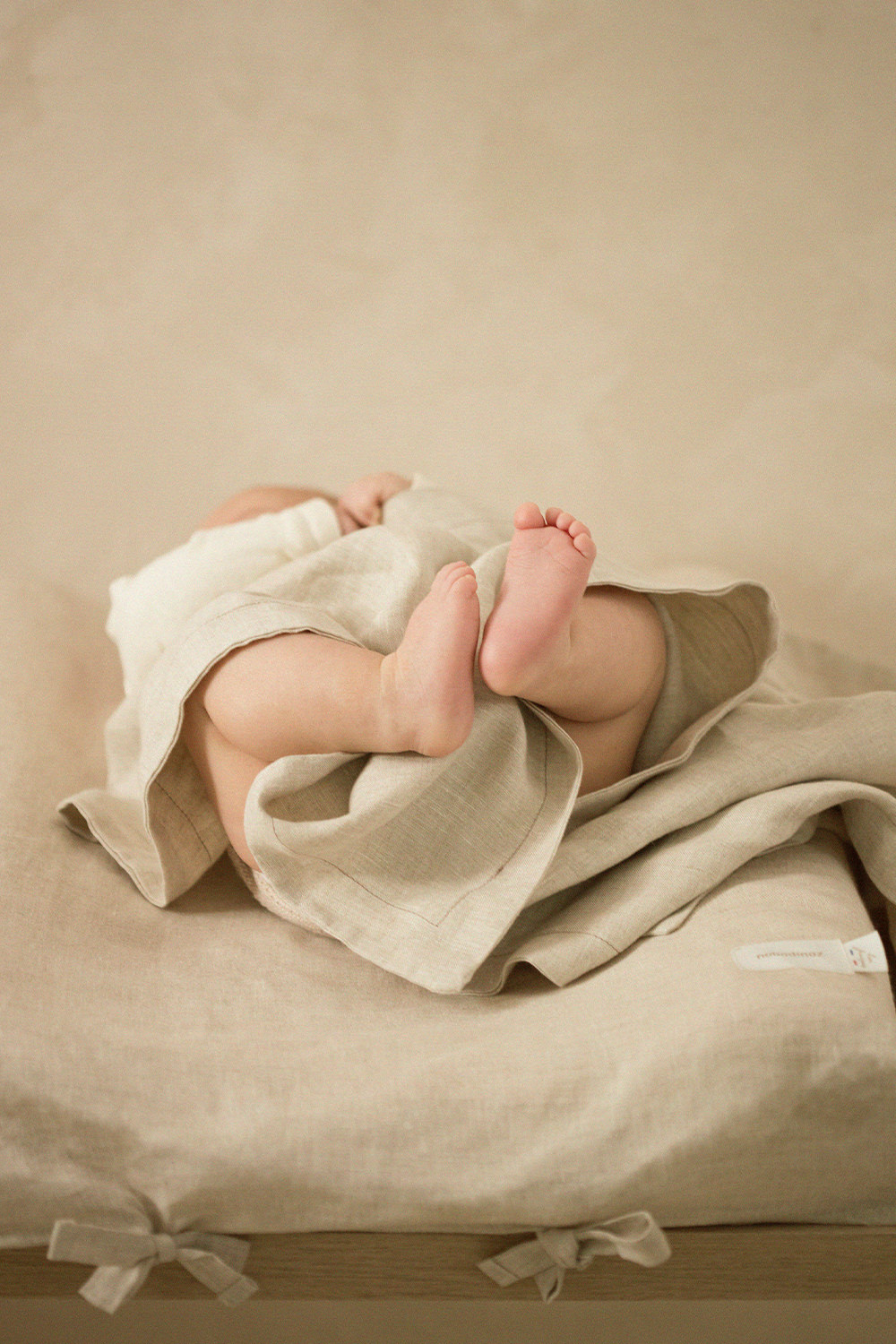 שמיכה דקה לתינוקות מפשתן צרפתי NOBODINOZ