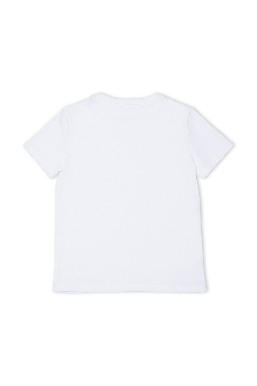 תמונה אחורית של גילאי 2-6 טי שירט לבנה הדפס קנזו