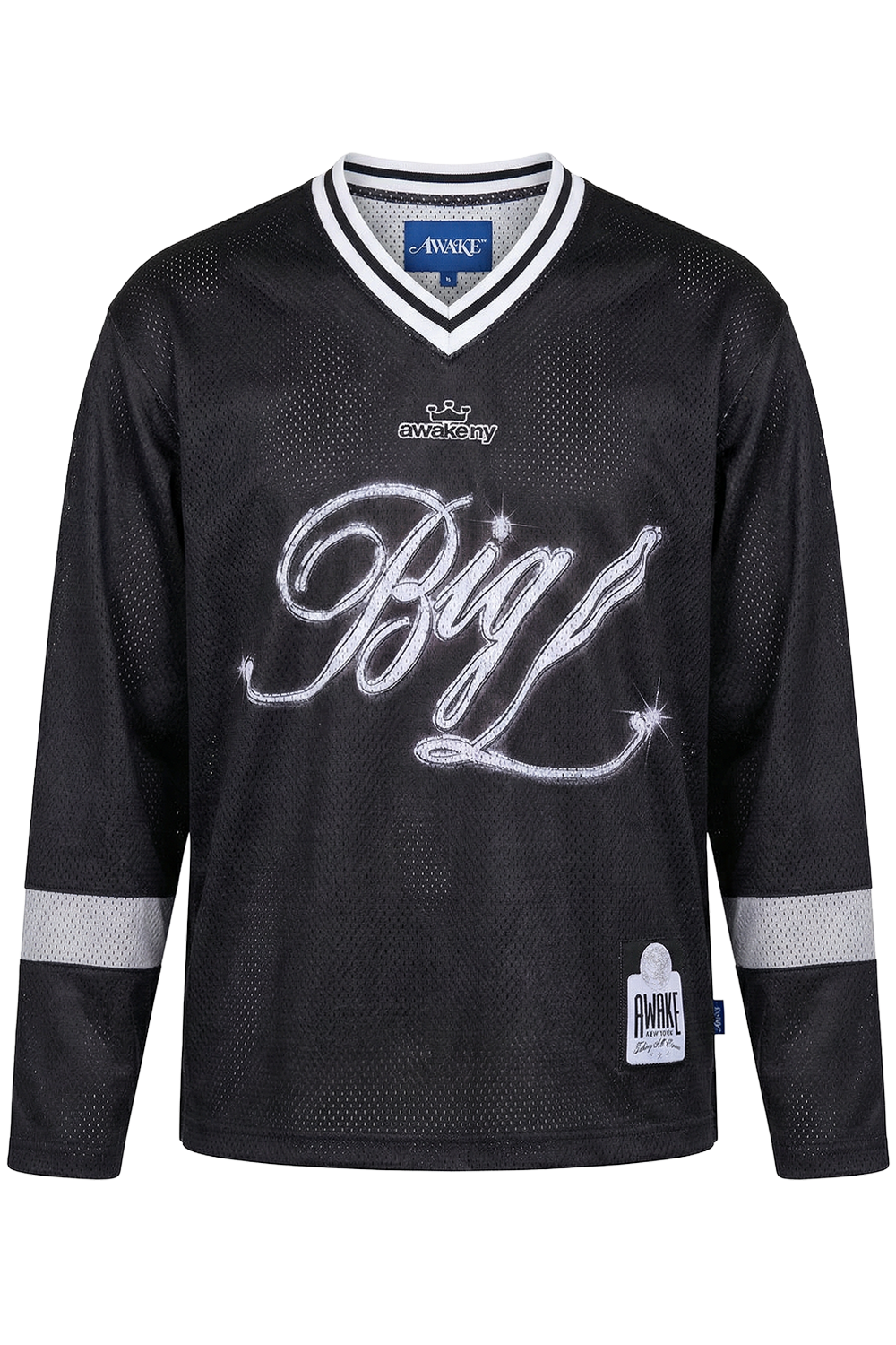 תמונה קידמית של חולצת הוקי אוייק ניו יורק X ביג אל