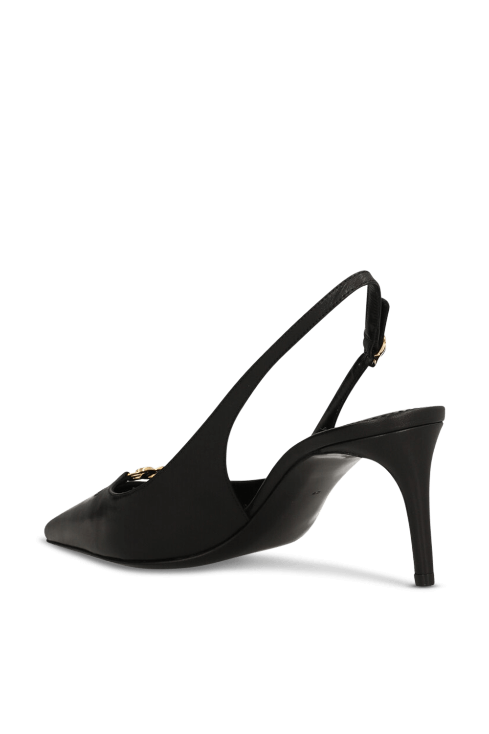 תמונה אחורית של נעלי עקב סלינג בק