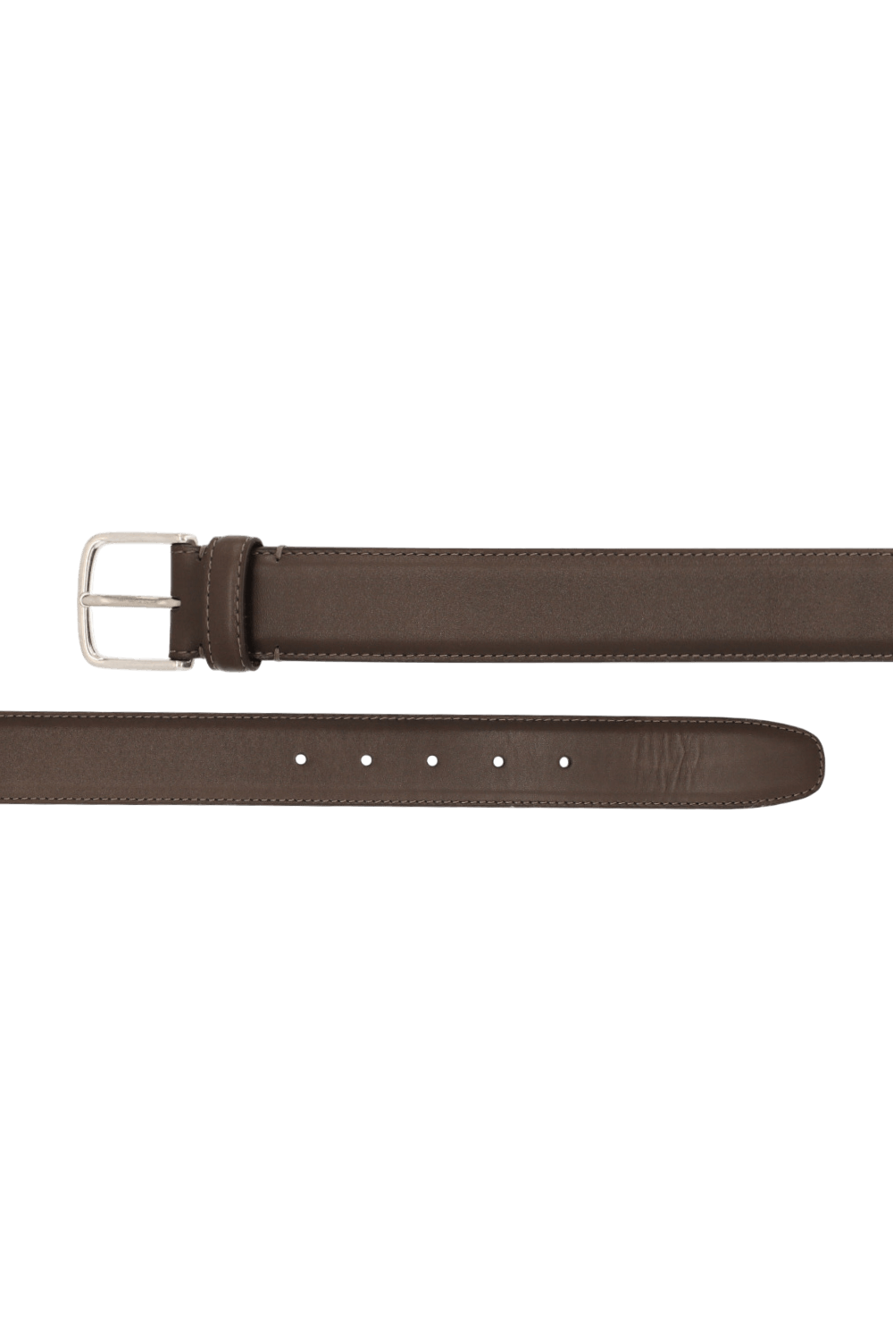 תמונה אחורית של חגורת עור