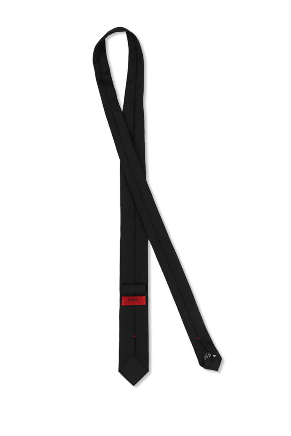 תמונת פנים של Tie 6cm in Black Silk
