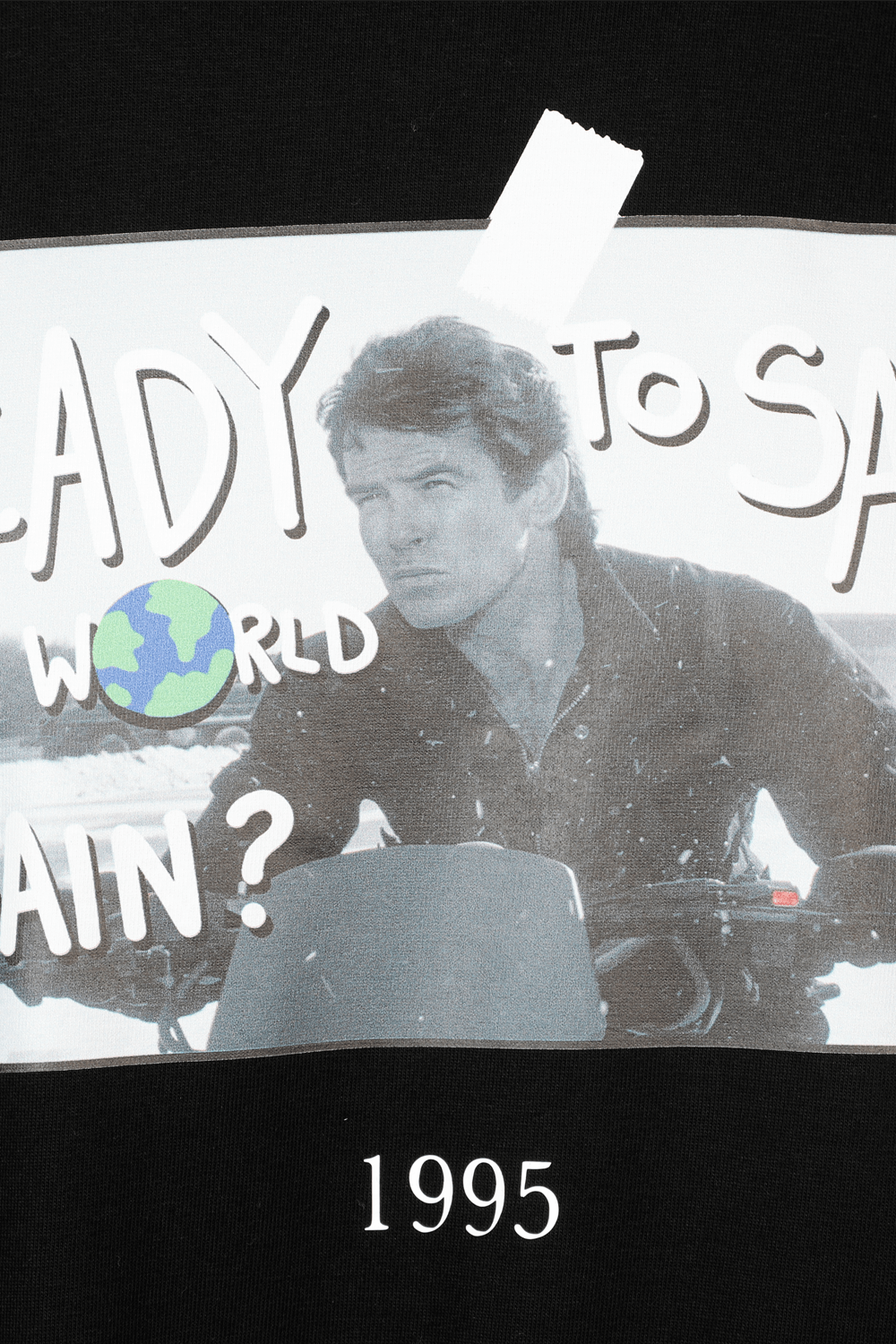 תמונה אחורית של TB X 007- World Tee in Black