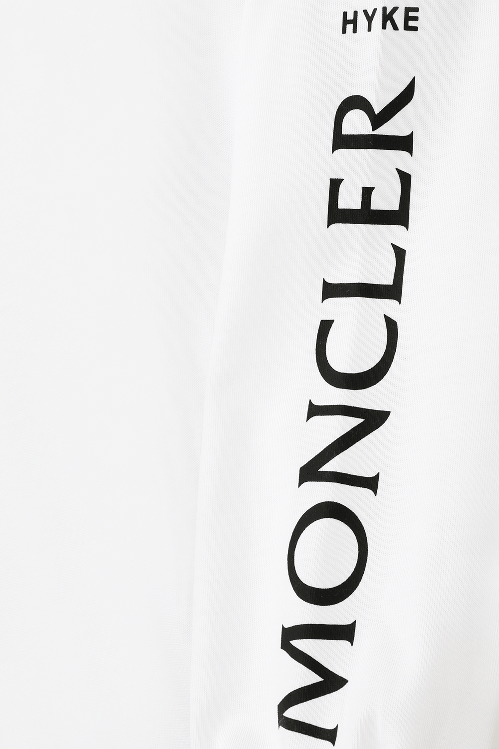 תמונה אחורית של מונקלר X הייק חולצת טי ארוכה מכותנה