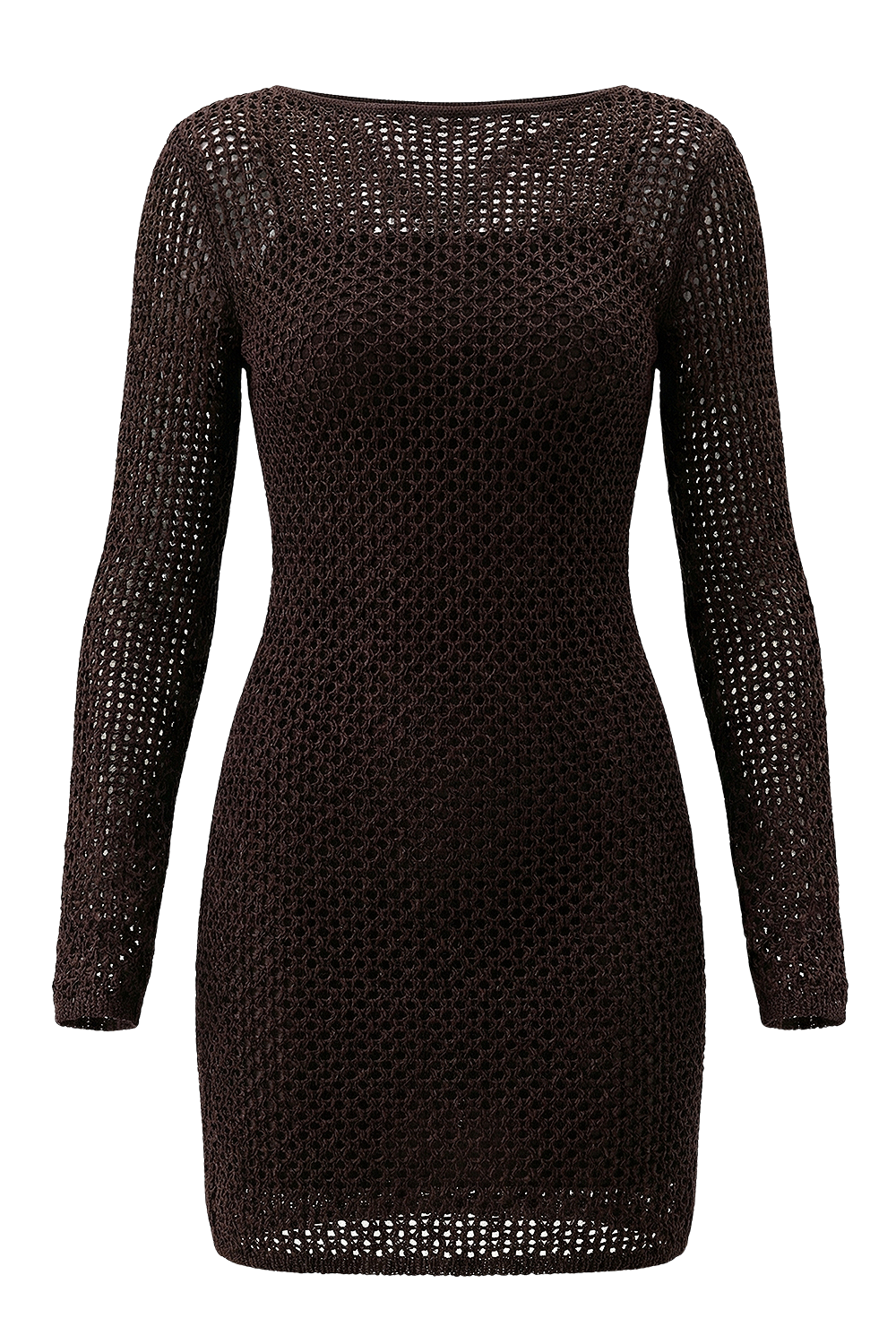 תמונה אחורית של שמלת מיני