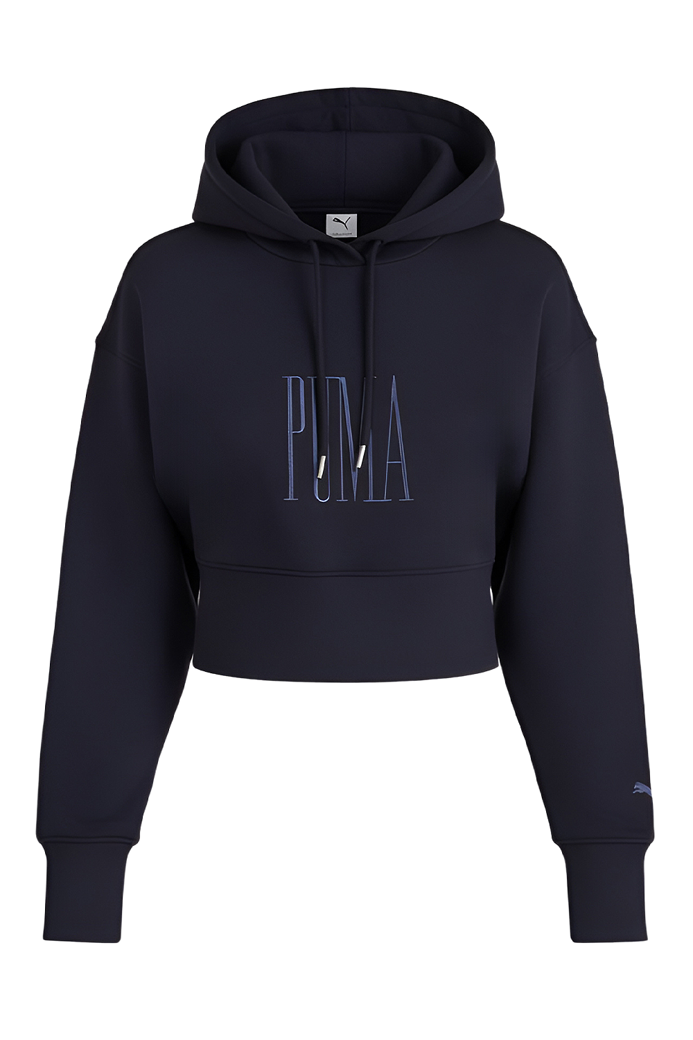 תמונה אחורית של סווטשירט קפוצ'ון קרופ