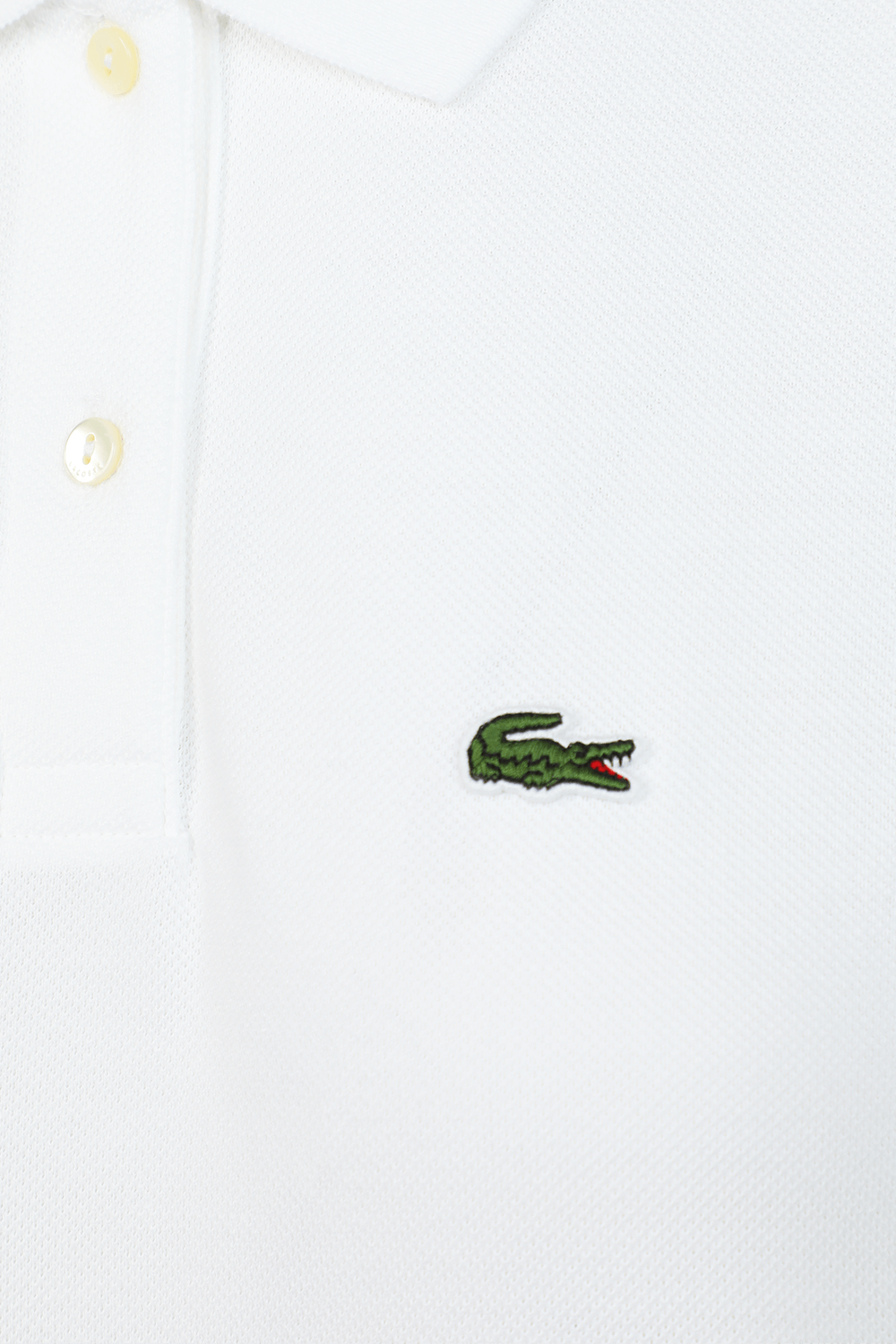 חולצת פולו קצרה עם לוגו רקום LACOSTE