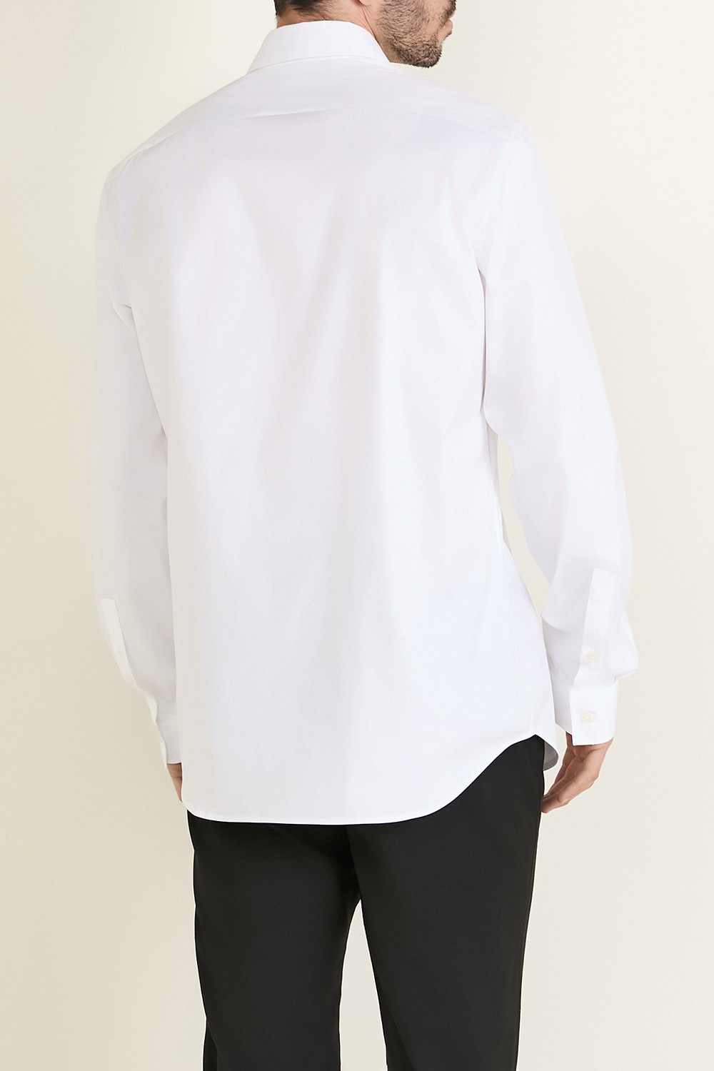 תמונת דוגמן אחורית של חולצת כפתורים קיס