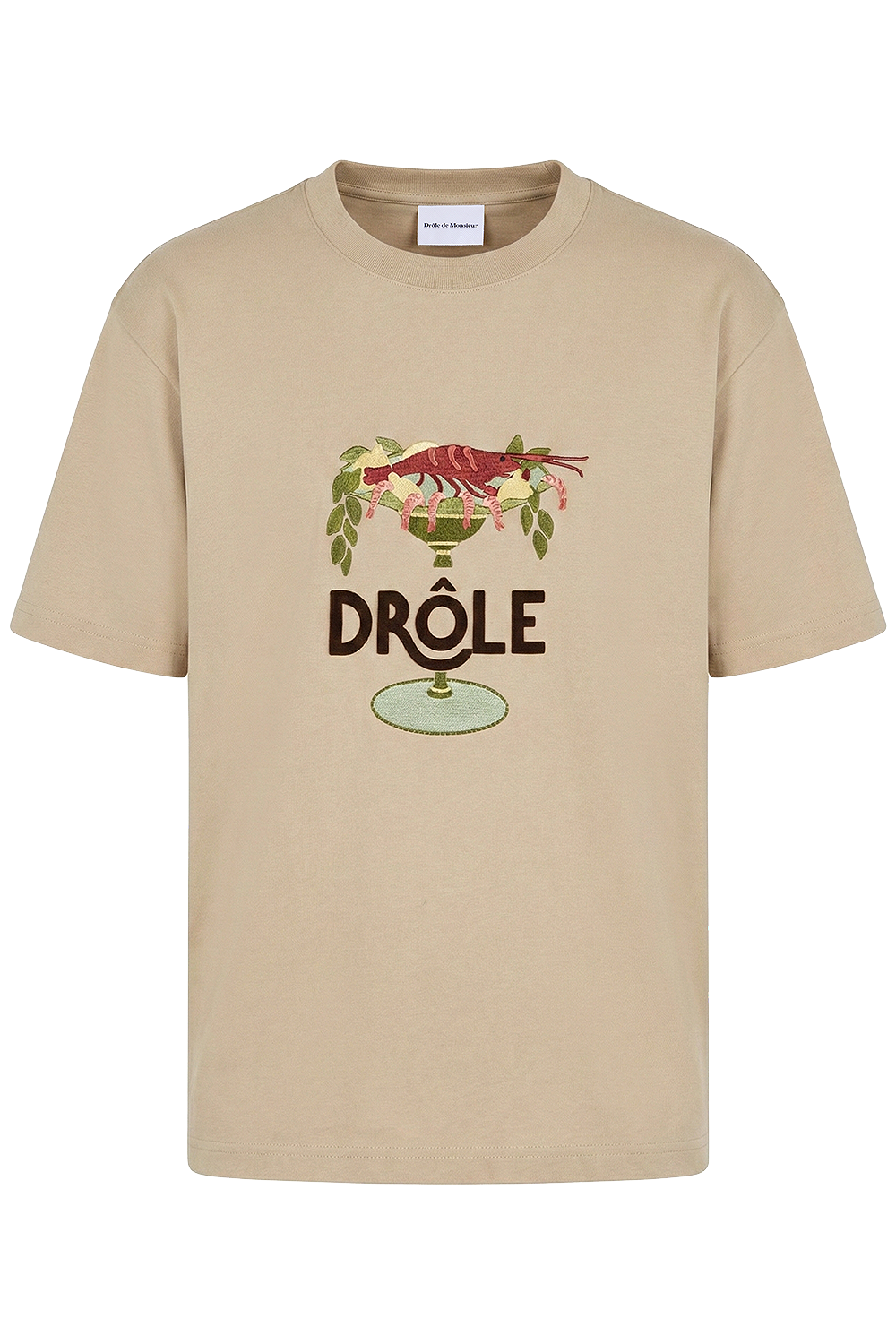 תמונה קידמית של חולצת טי בגזרה ישרה