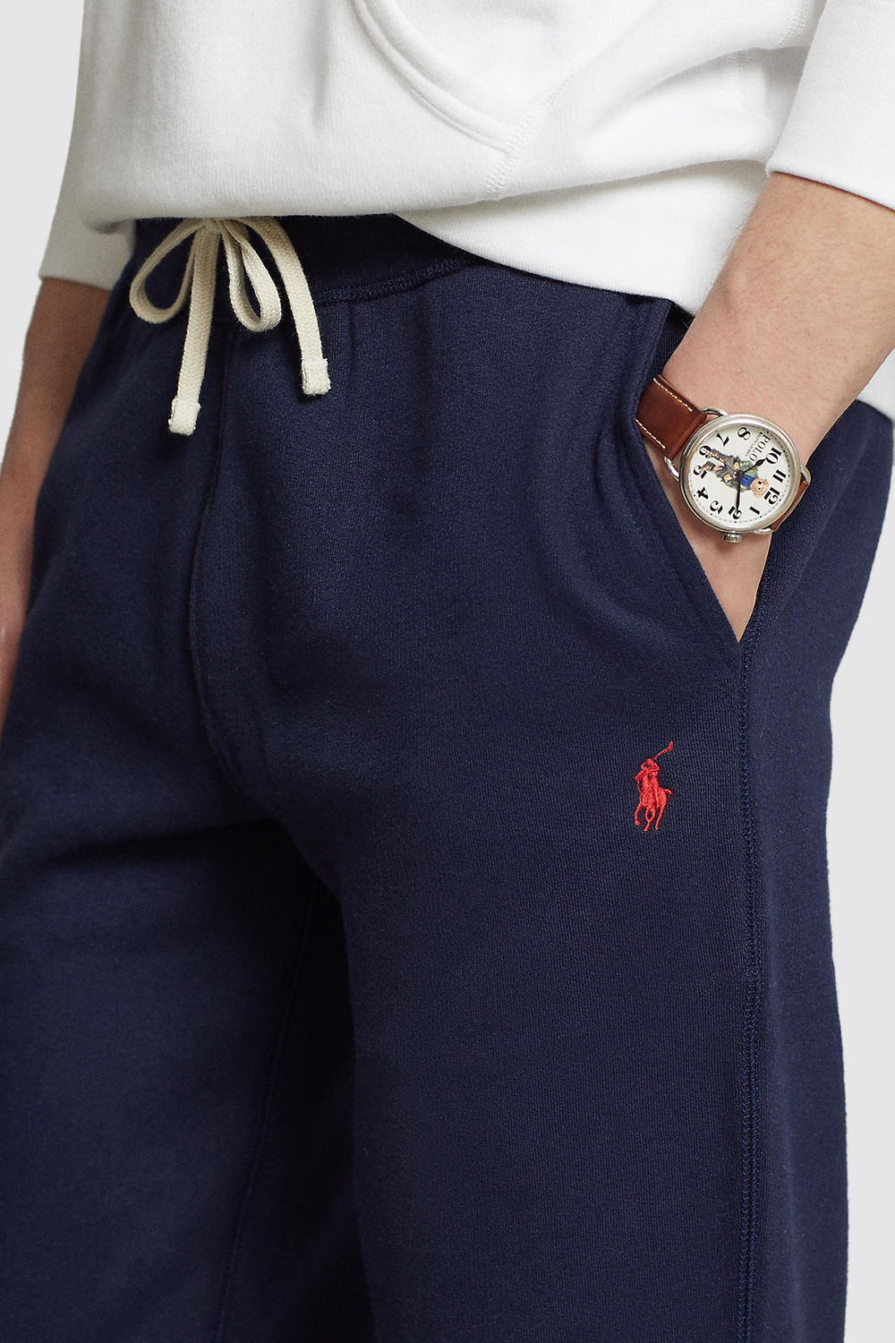תמונת תקריב דוגמן של מכנסי ג`וגר POLO RALPH LAUREN