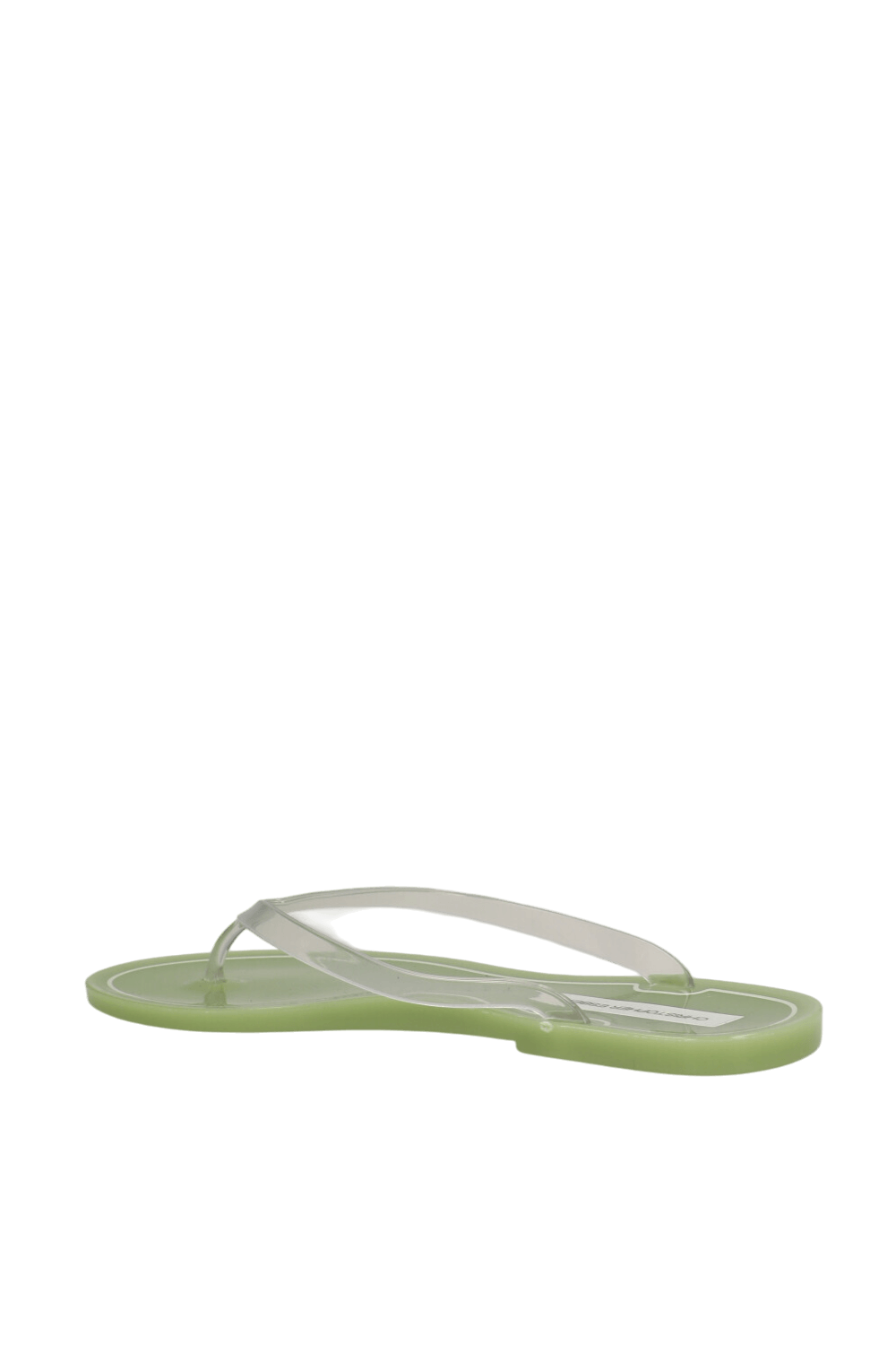 תמונה אחורית של כפכפי אצבע ג'ו