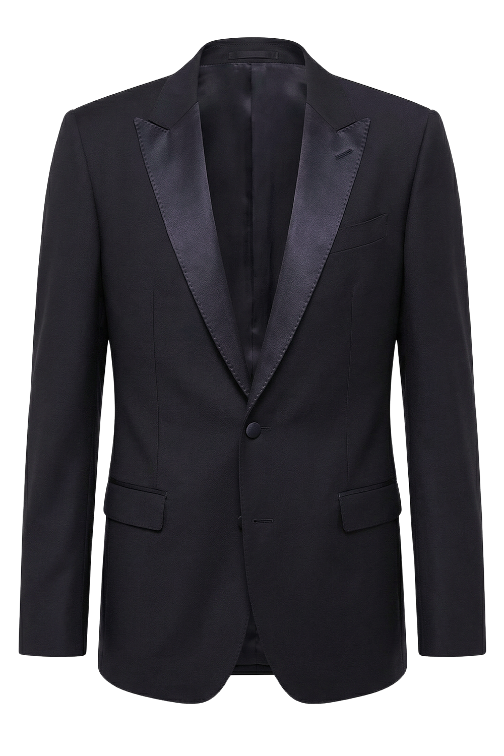 תמונה קידמית של חליפת שלושה חלקים מחוייטת