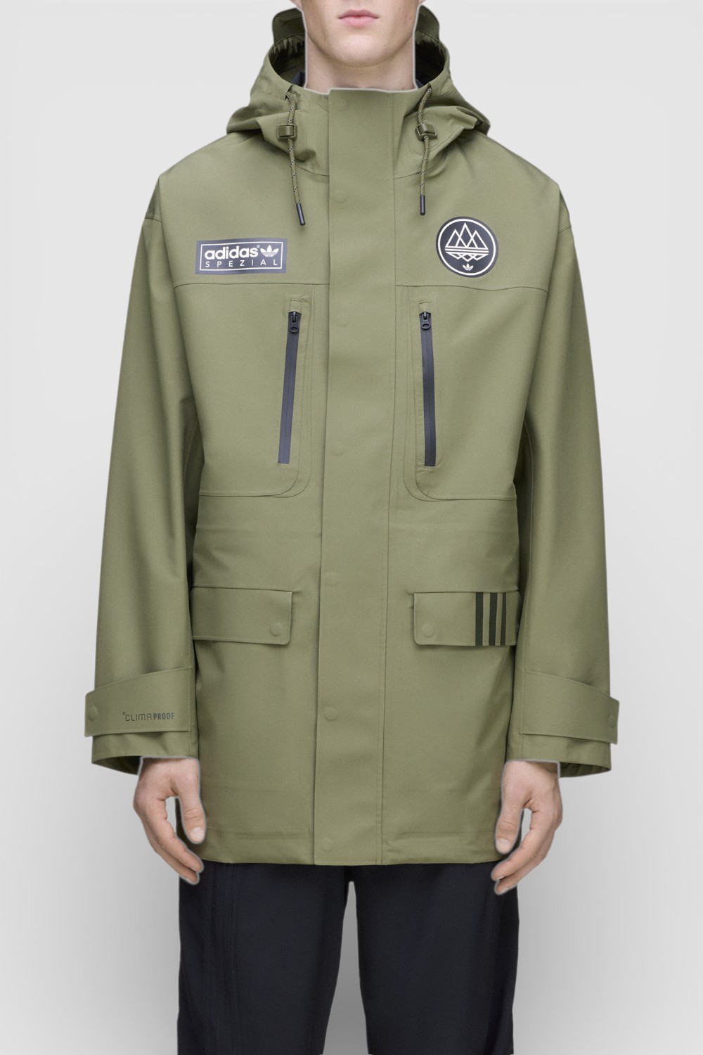 תמונת דוגמן קידמית של מעיל פרקה