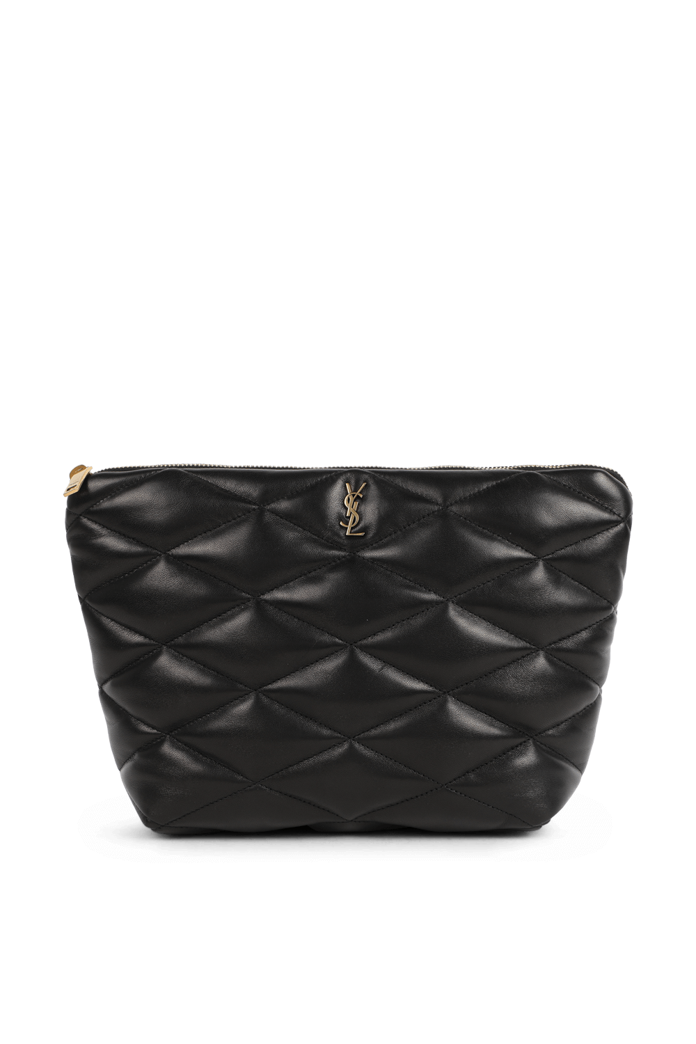 תמונה קידמית של תיק פאוץ' מעור קווילט