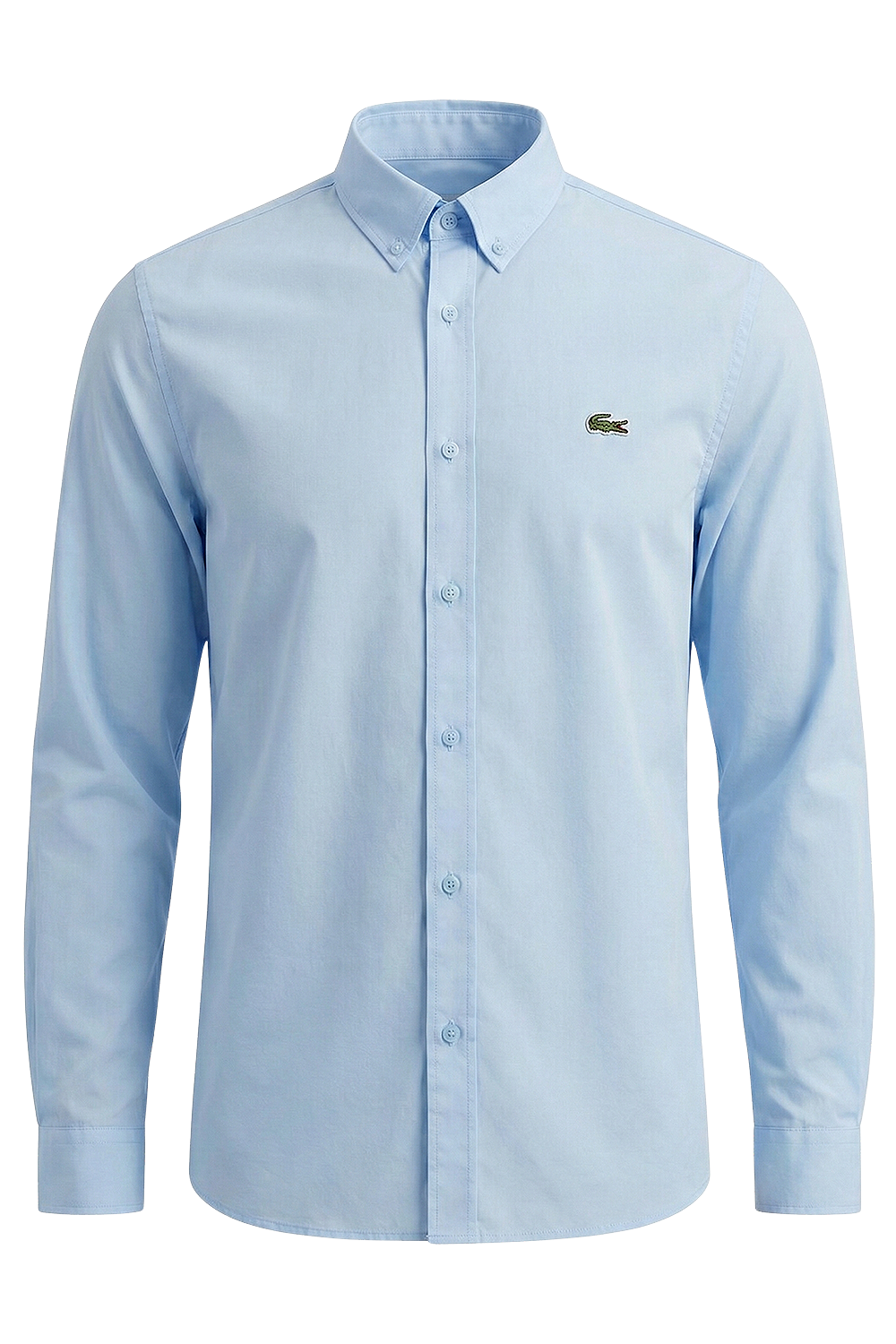 תמונה קידמית של חולצת כפתורים ארוכה