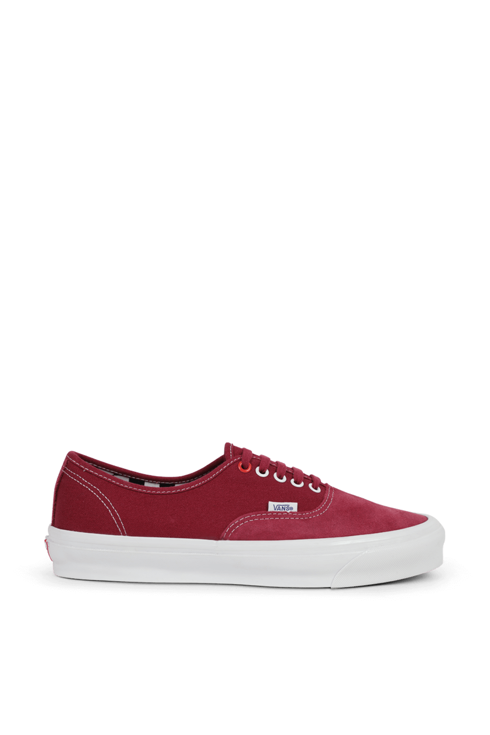 תמונה קידמית של נעלי סניקרס אותנטיק בגוון בורדו