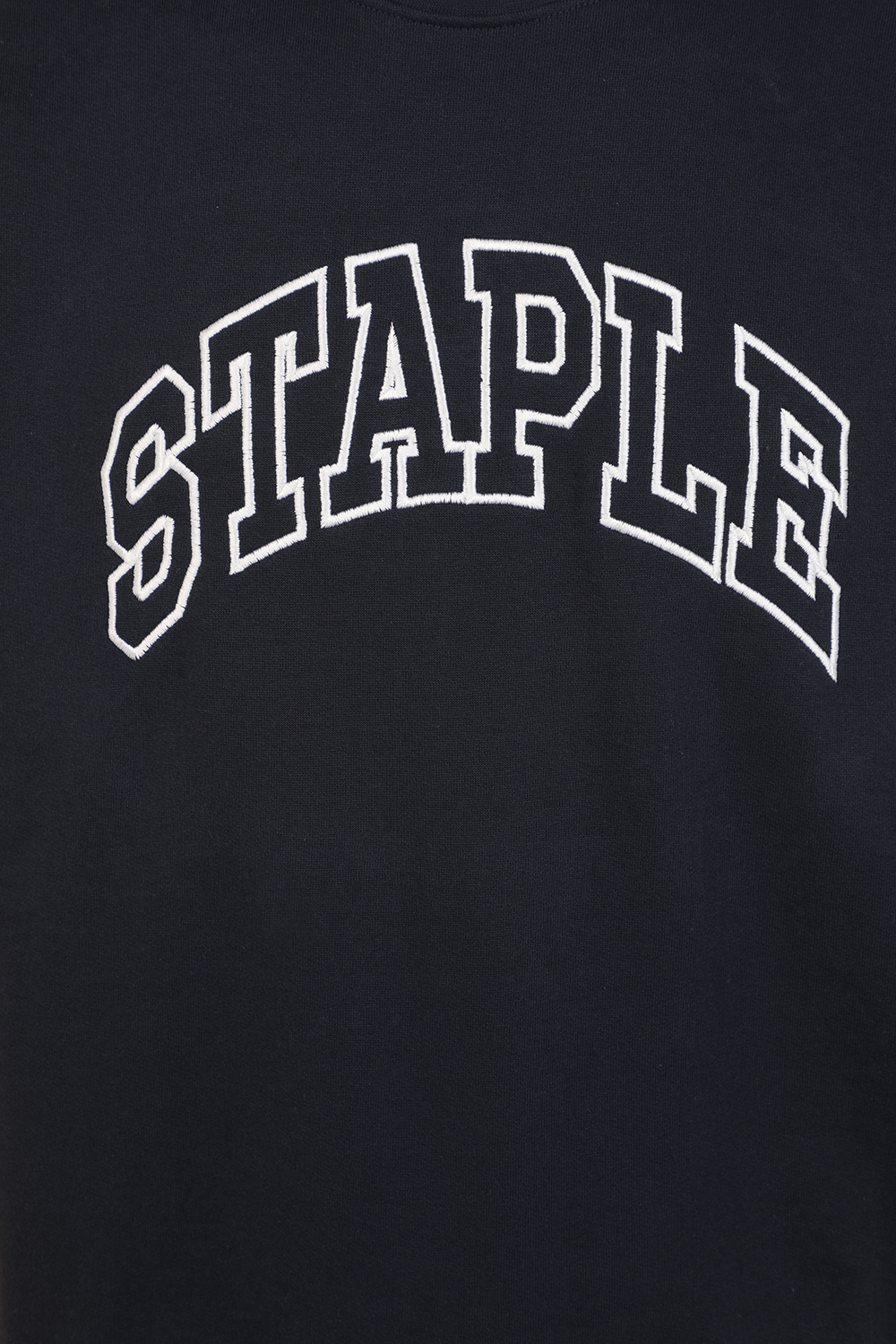 תמונה אחורית של סווטשירט קולור בלוק בגווני כחול צהוב ואדום