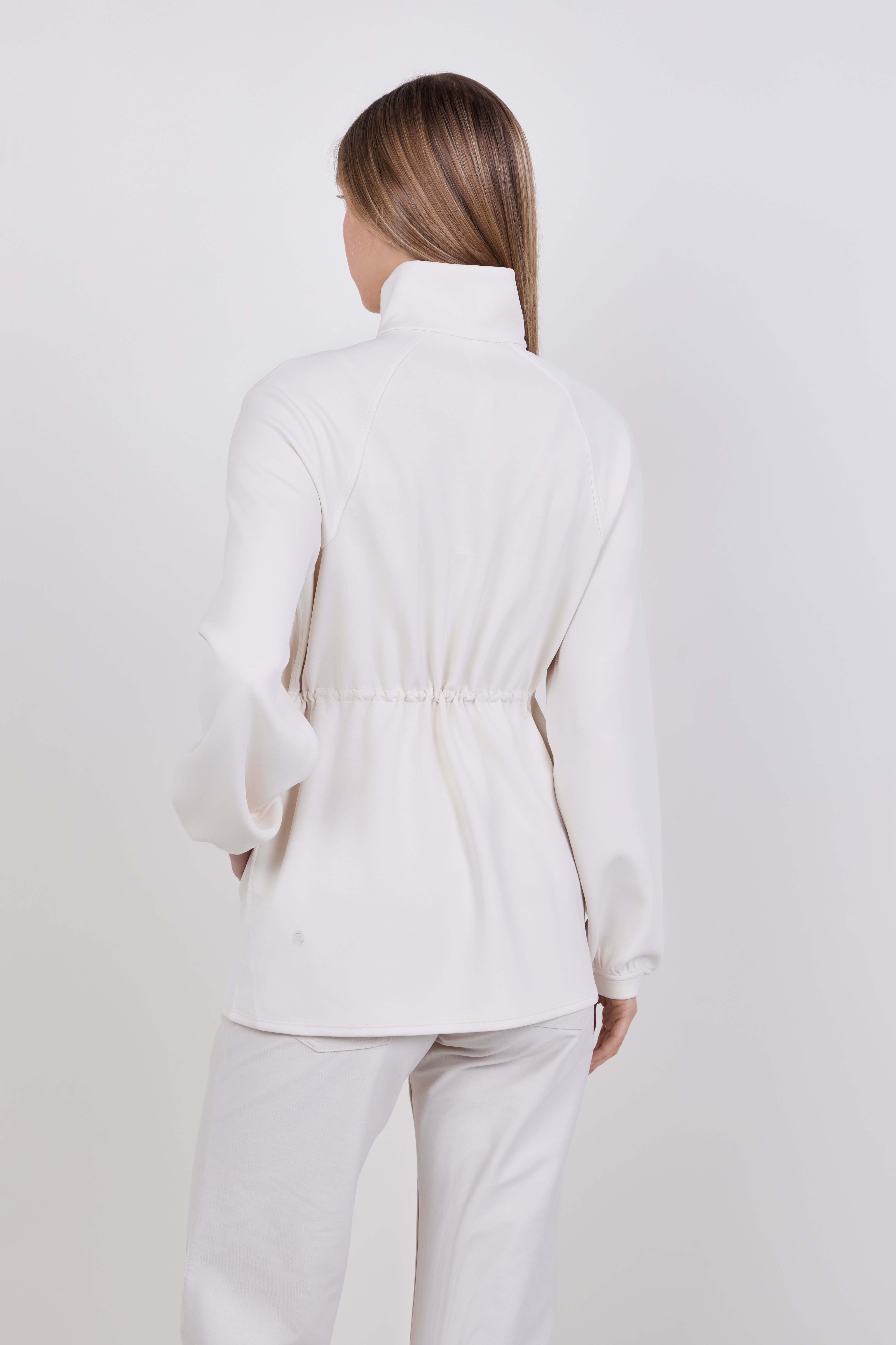 תמונת דוגמן אחורית של Softstreme&trade; Cinch-Waist Full-Zip Jacket