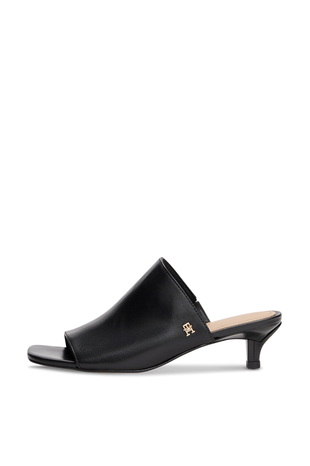 תמונה אחורית של נעלי מיולס עם עקב חתולי