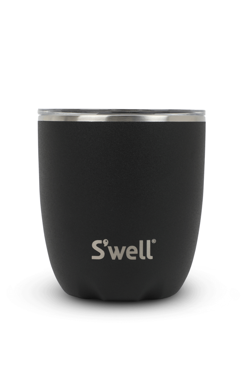 כוס אוניקס 100 מ\"ל שחורה עם מכסה SWELL