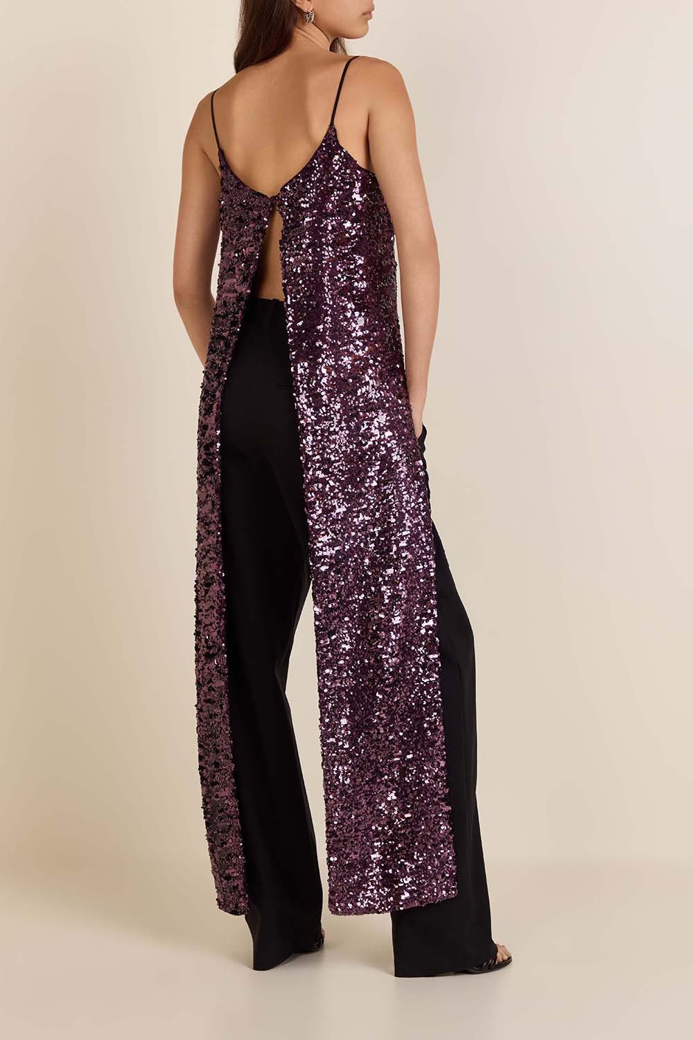 תמונת דוגמן אחורית של טופ פאייטים