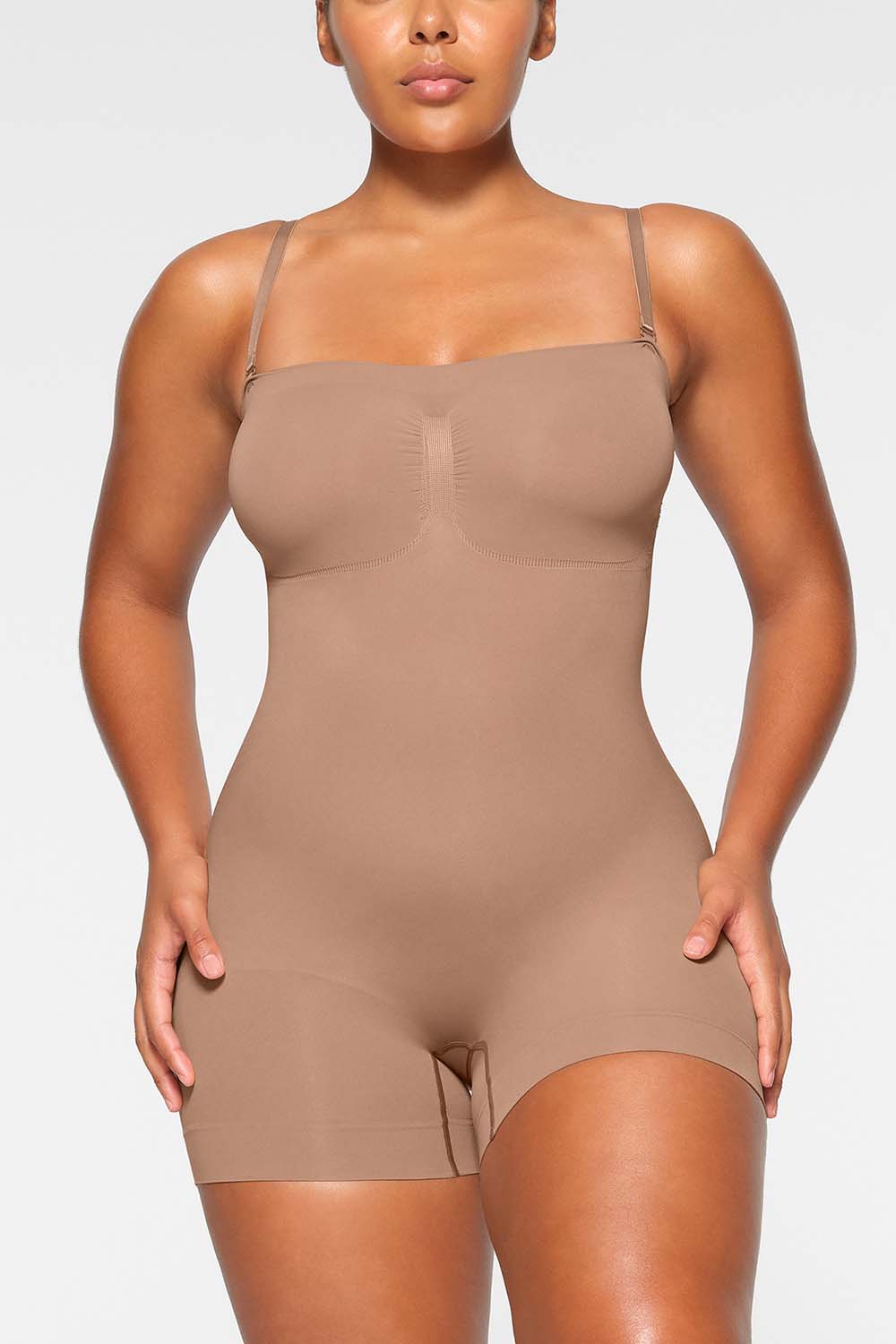 STRAPLESS SHORTIE BODYSUIT