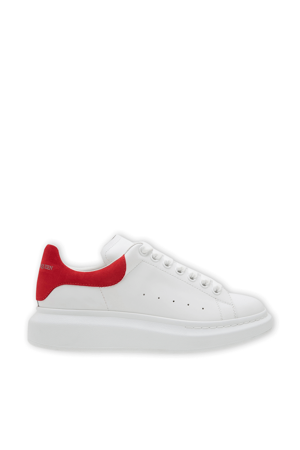 תמונה קידמית של Exaggerated-Sole Leather Sneakers