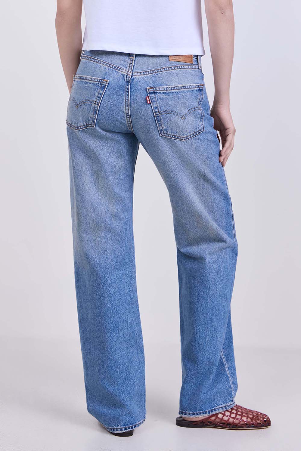 תמונת דוגמן אחורית של מכנסי ג'ינס 501 90S