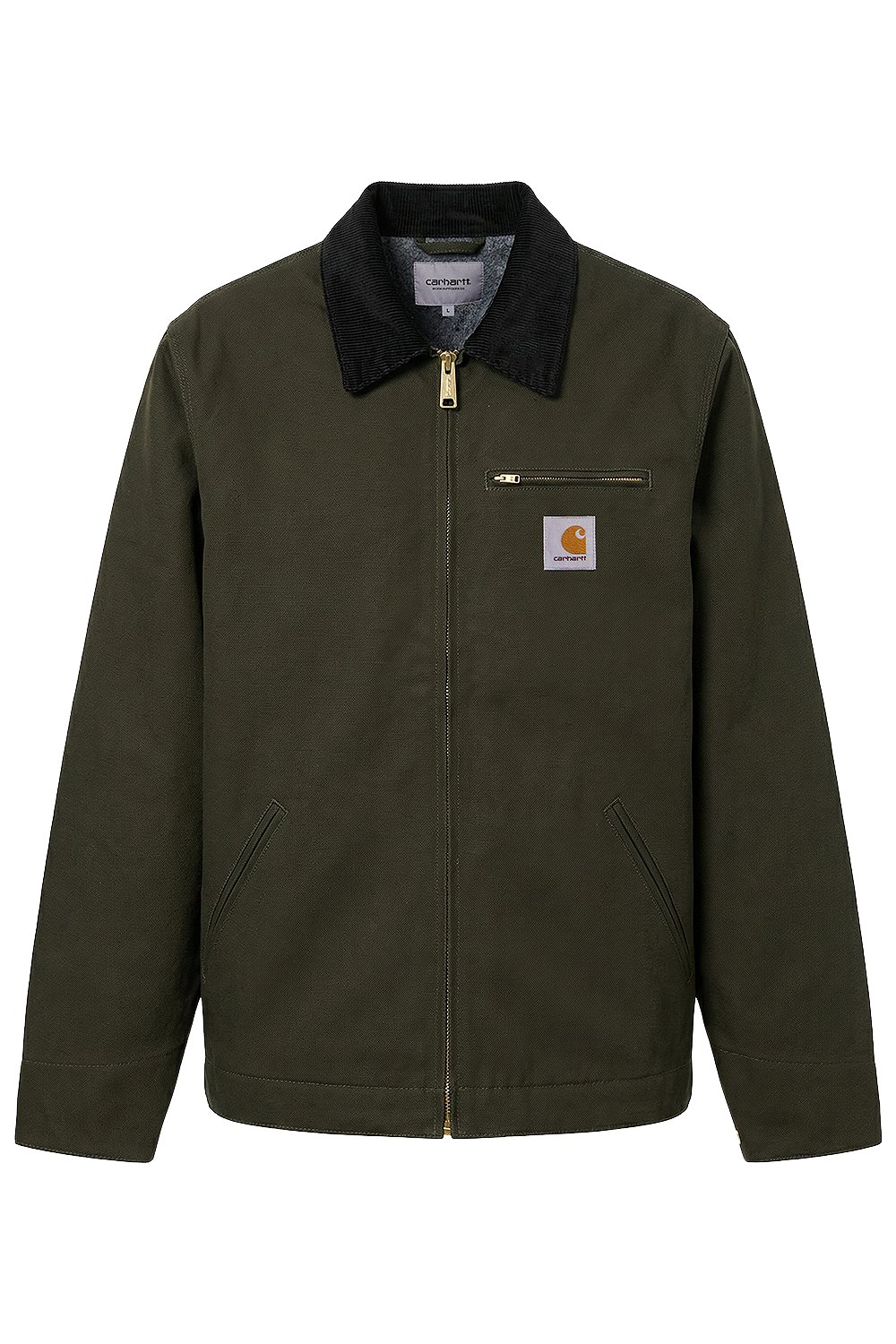 תמונה קידמית של ז'קט בגזרה משוחררת