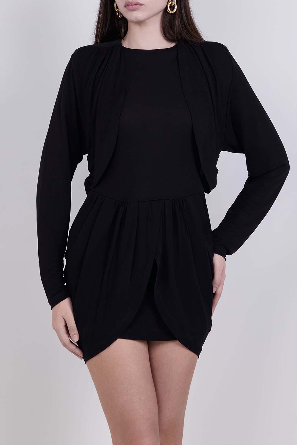 תמונת דוגמן קידמית של שמלת מיני