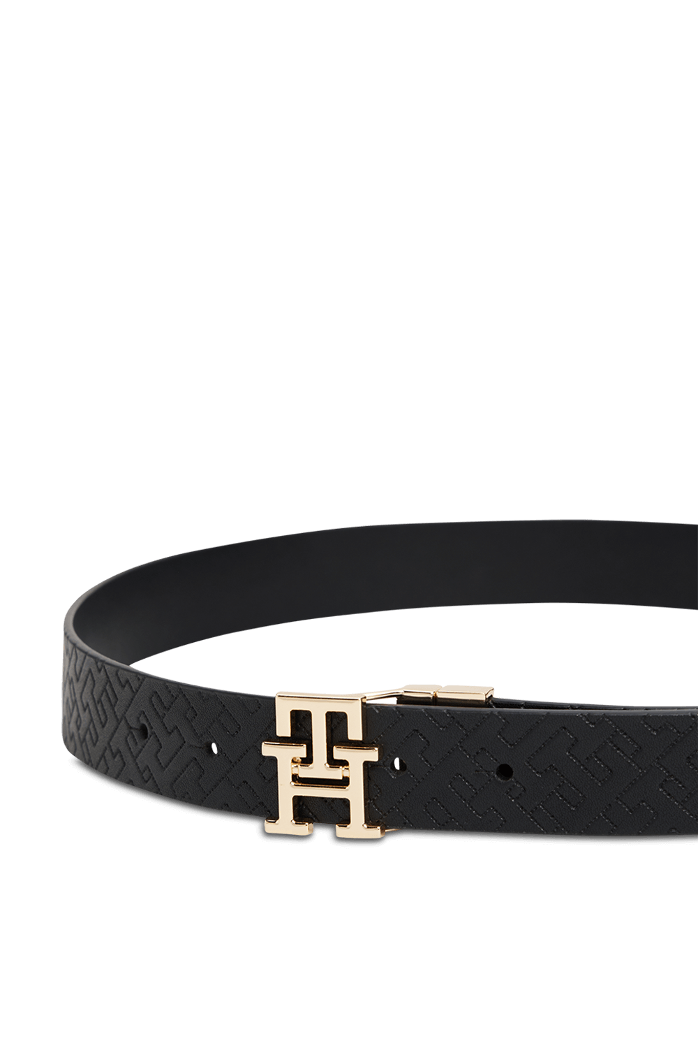 תמונת תקריב של חגורה דו צדדית